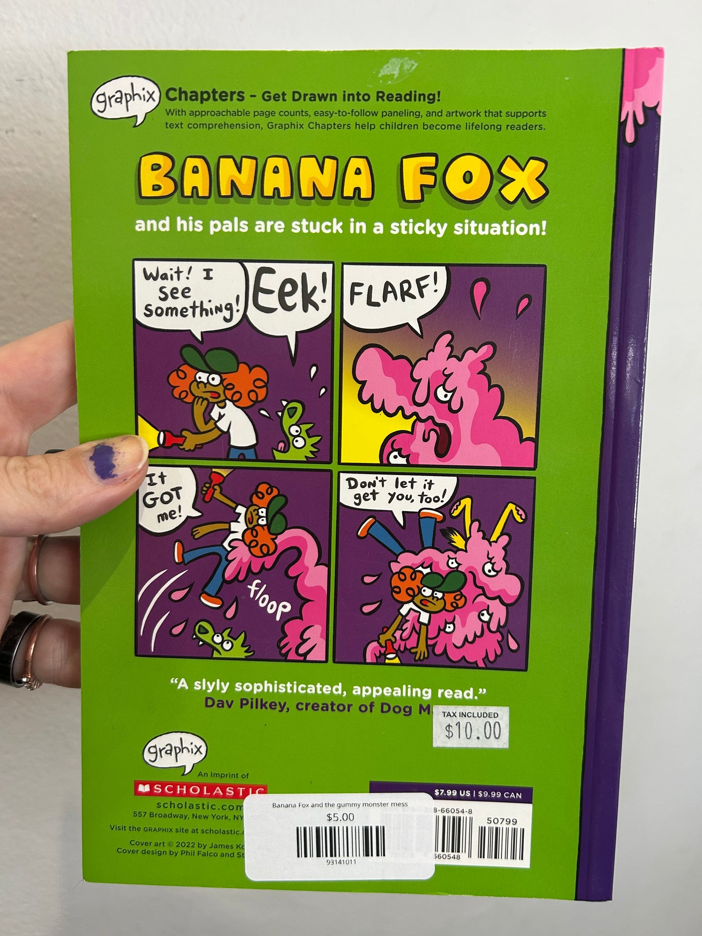 Banana Fox and the gummy monster mess