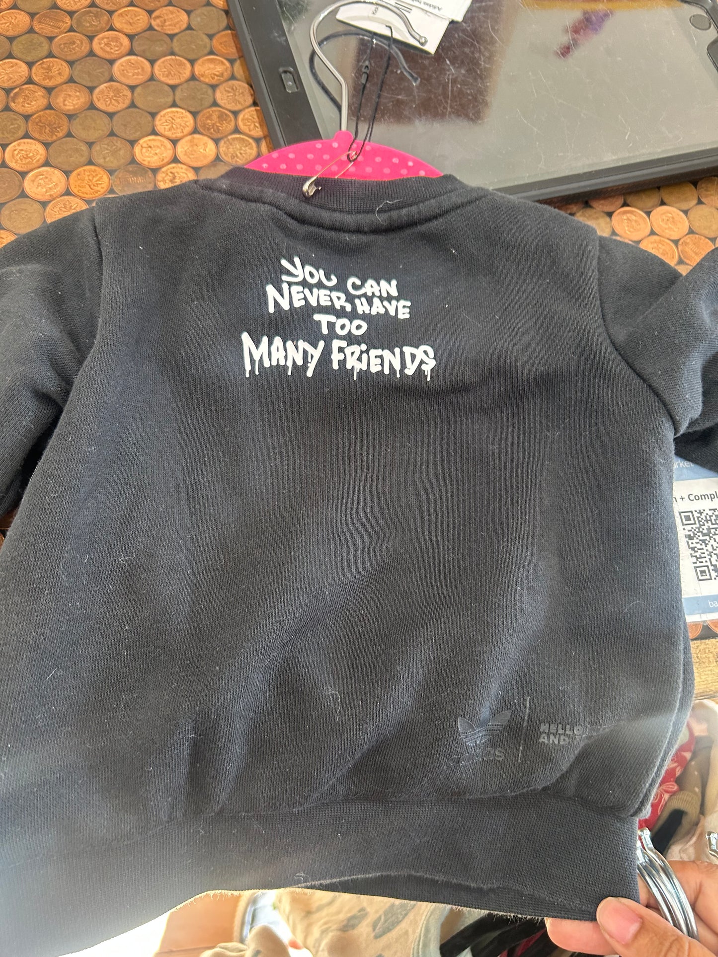 Adidas hello kitty pullover 3-6m