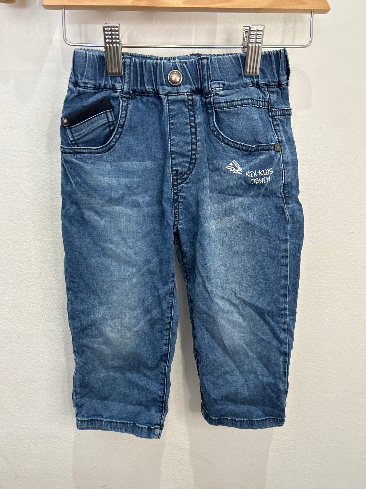 Relaxed fit pull-on soft jeans 4y