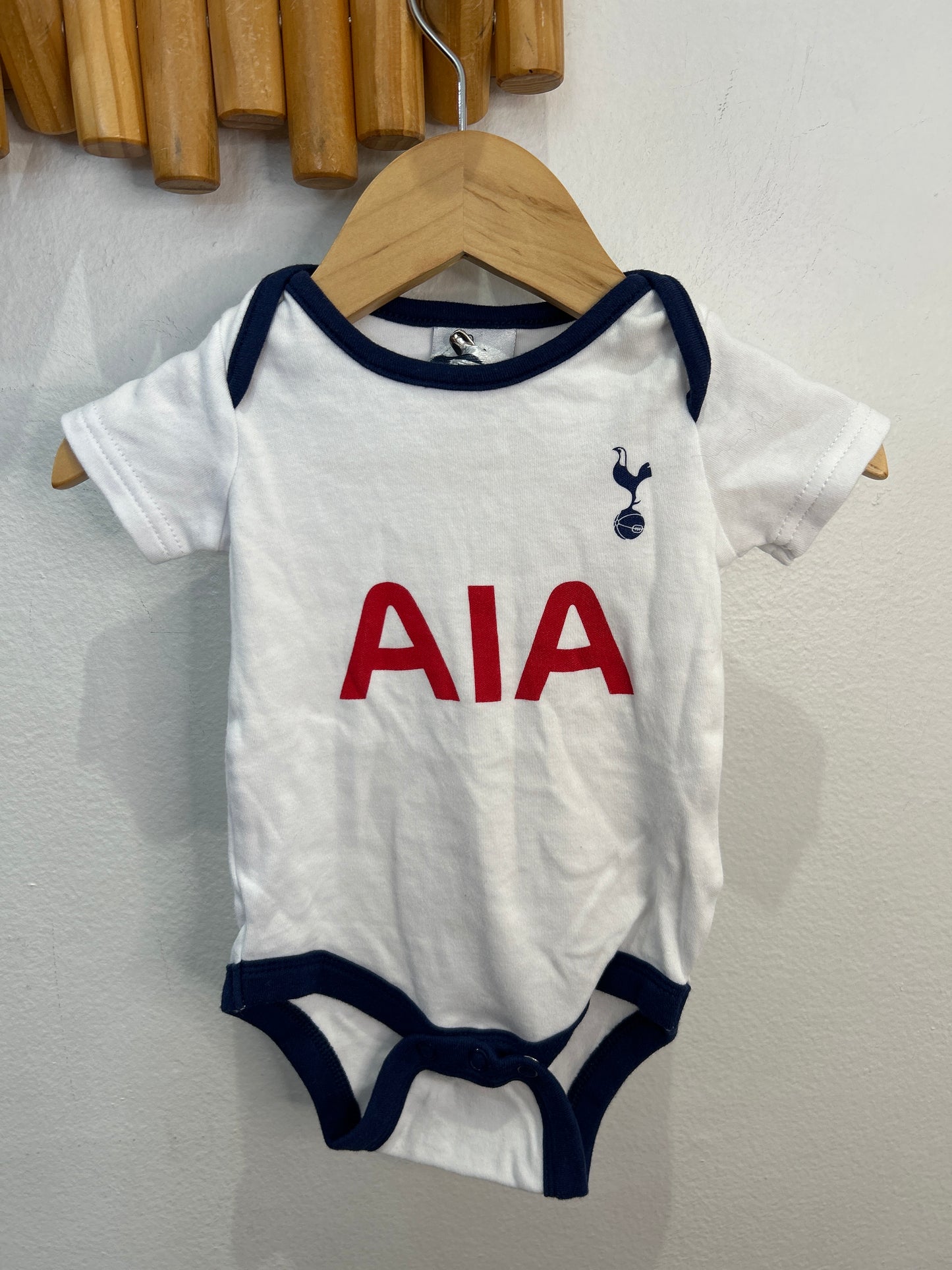 Tottenham FC white onesie 3-6m