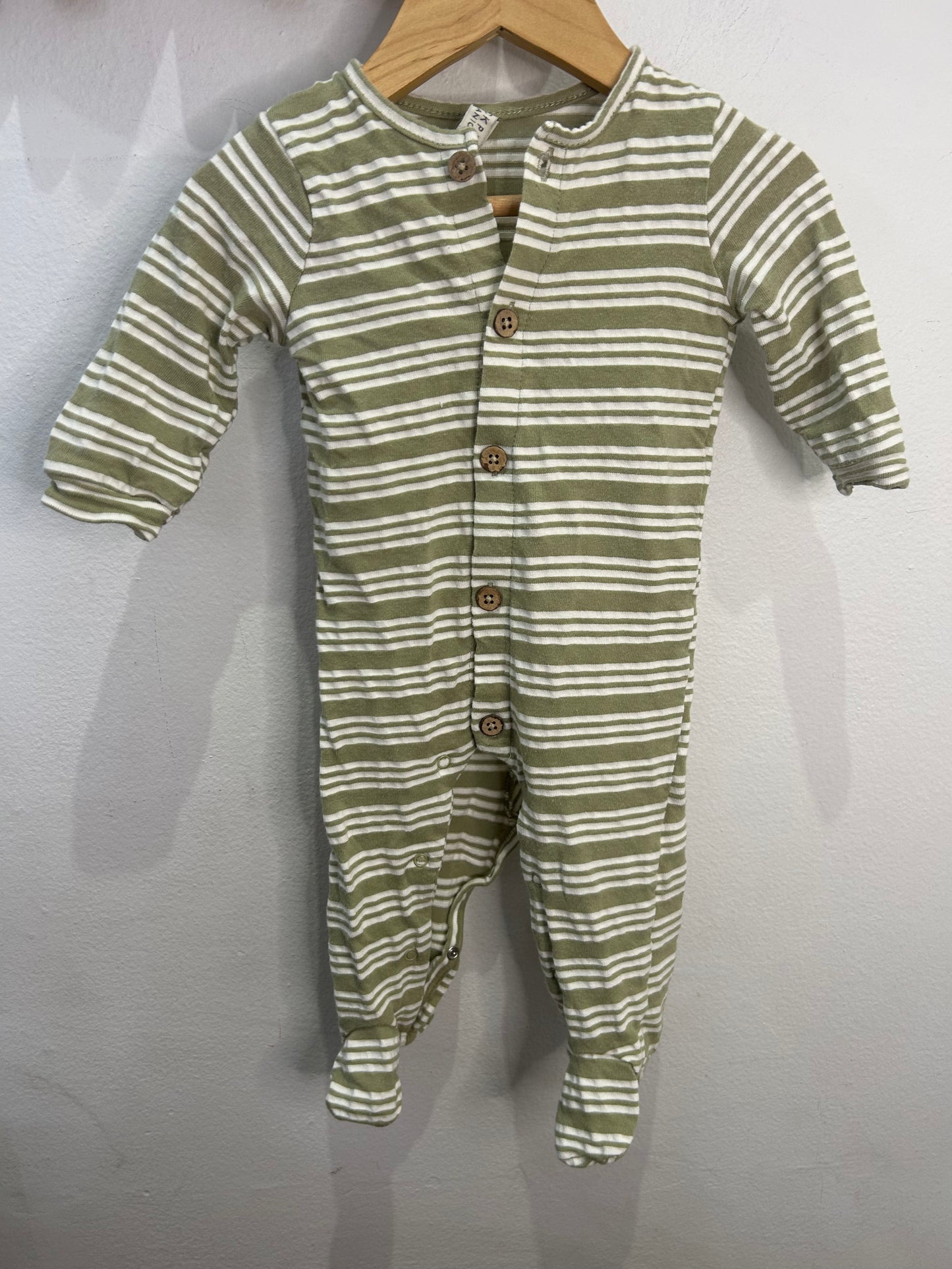 Green stripe sleeper 3-6m