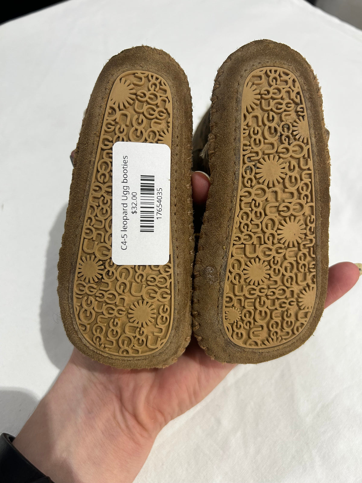 C4-5 leopard Ugg booties