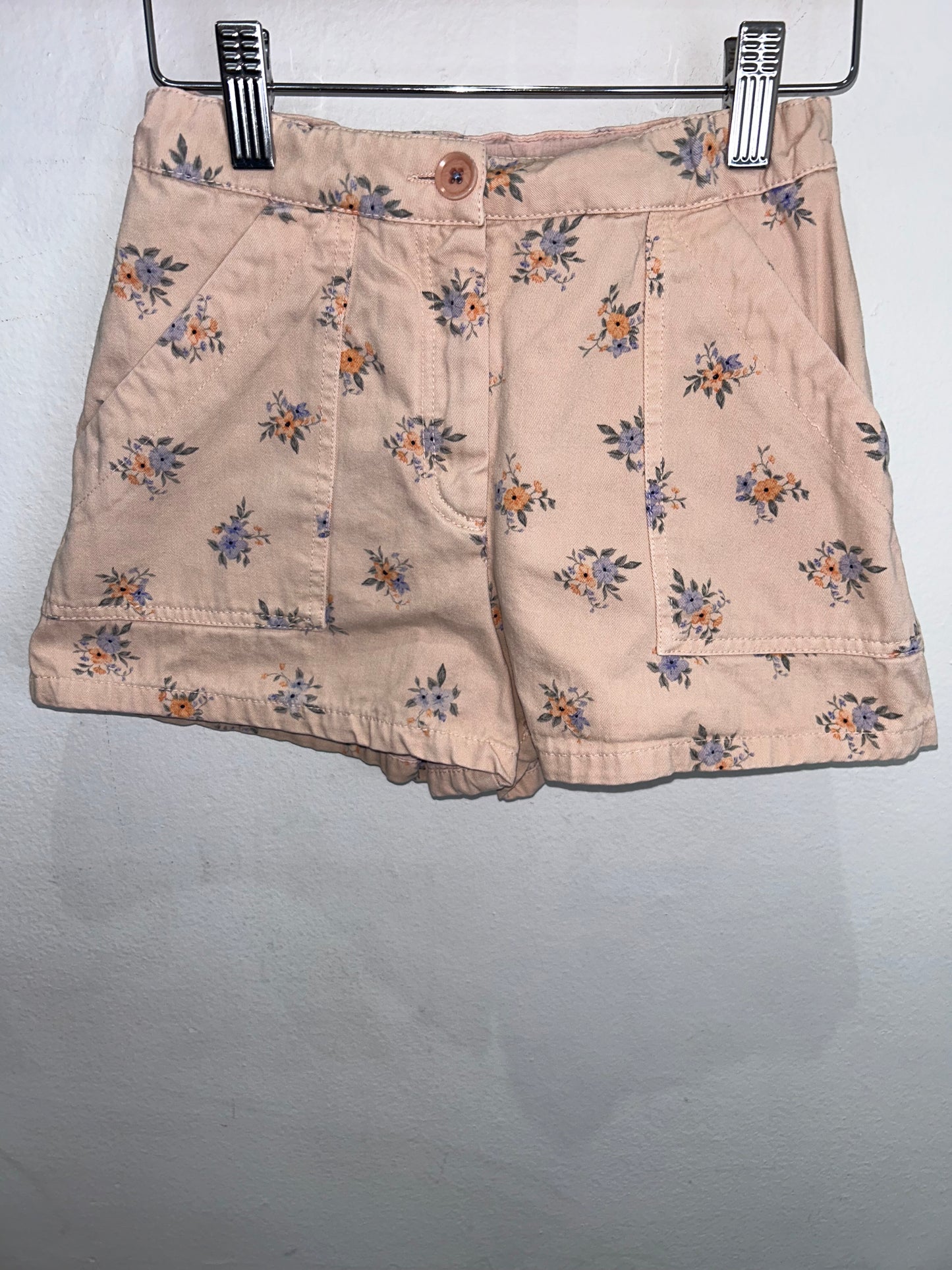 Bouquet pink shorts 7y