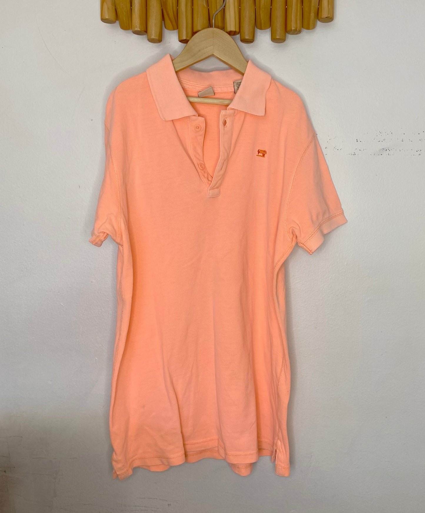 Scotch Shrunk peach polo 12y
