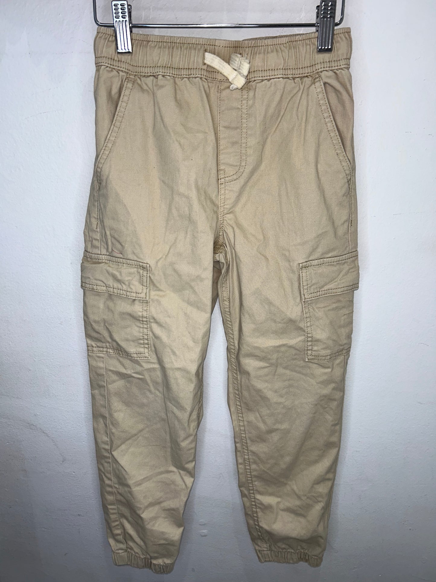Beige Cargo Pants 7-8y