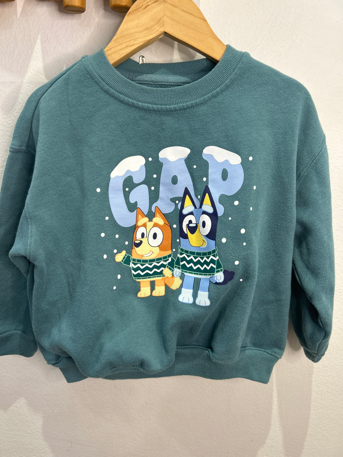 Bluey and Bingo winter pullover 3y
