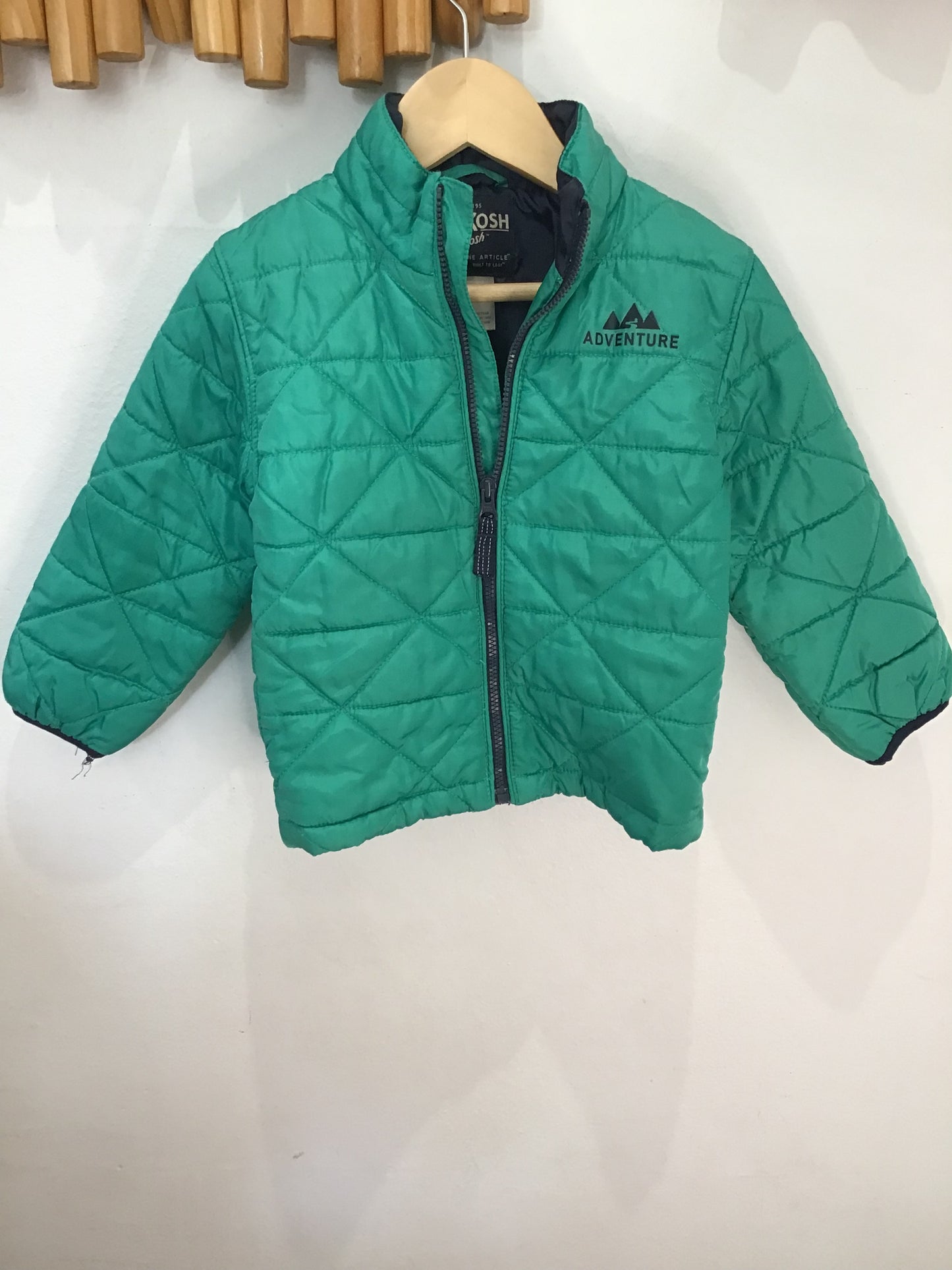 Green lightweight puffer 24m
