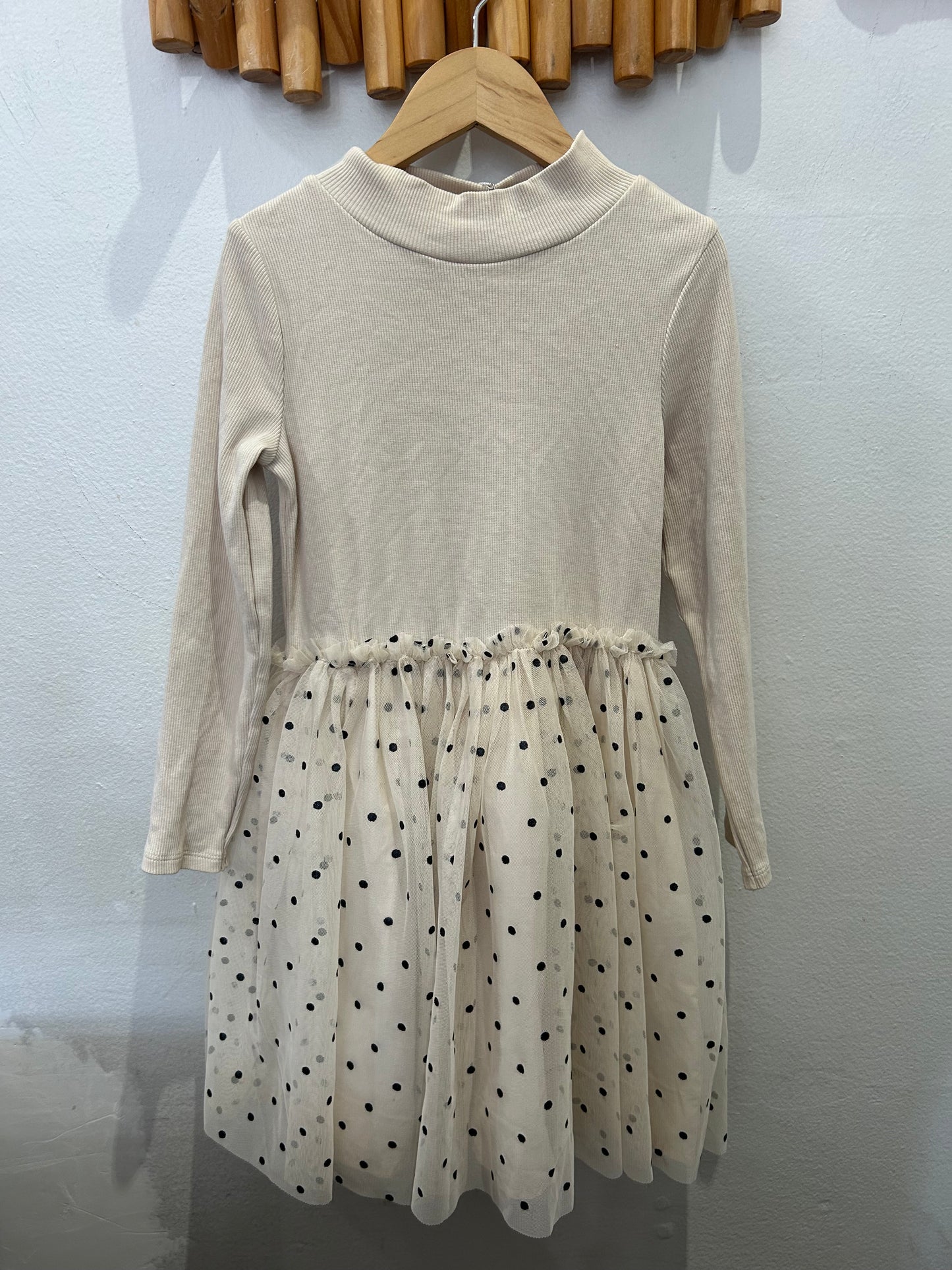 Polka dots tulle dress 5y