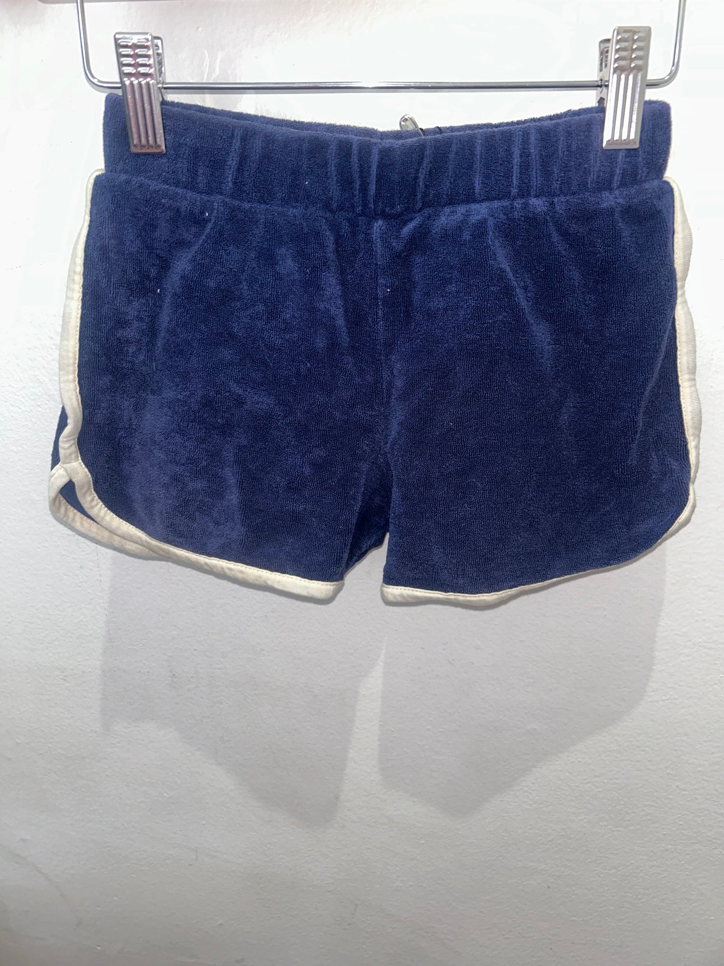 Alba blue terry shorts 6y