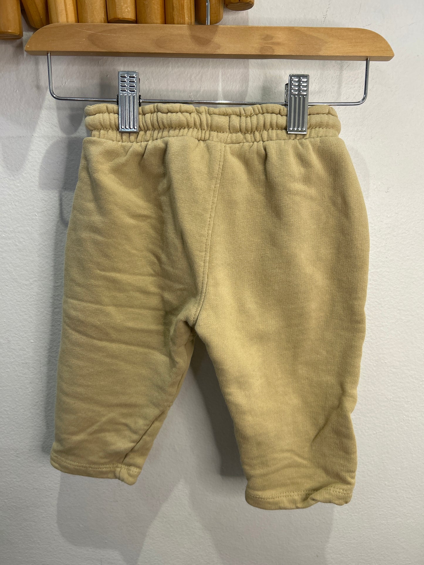 Tan joggers with knee detail 9-12m