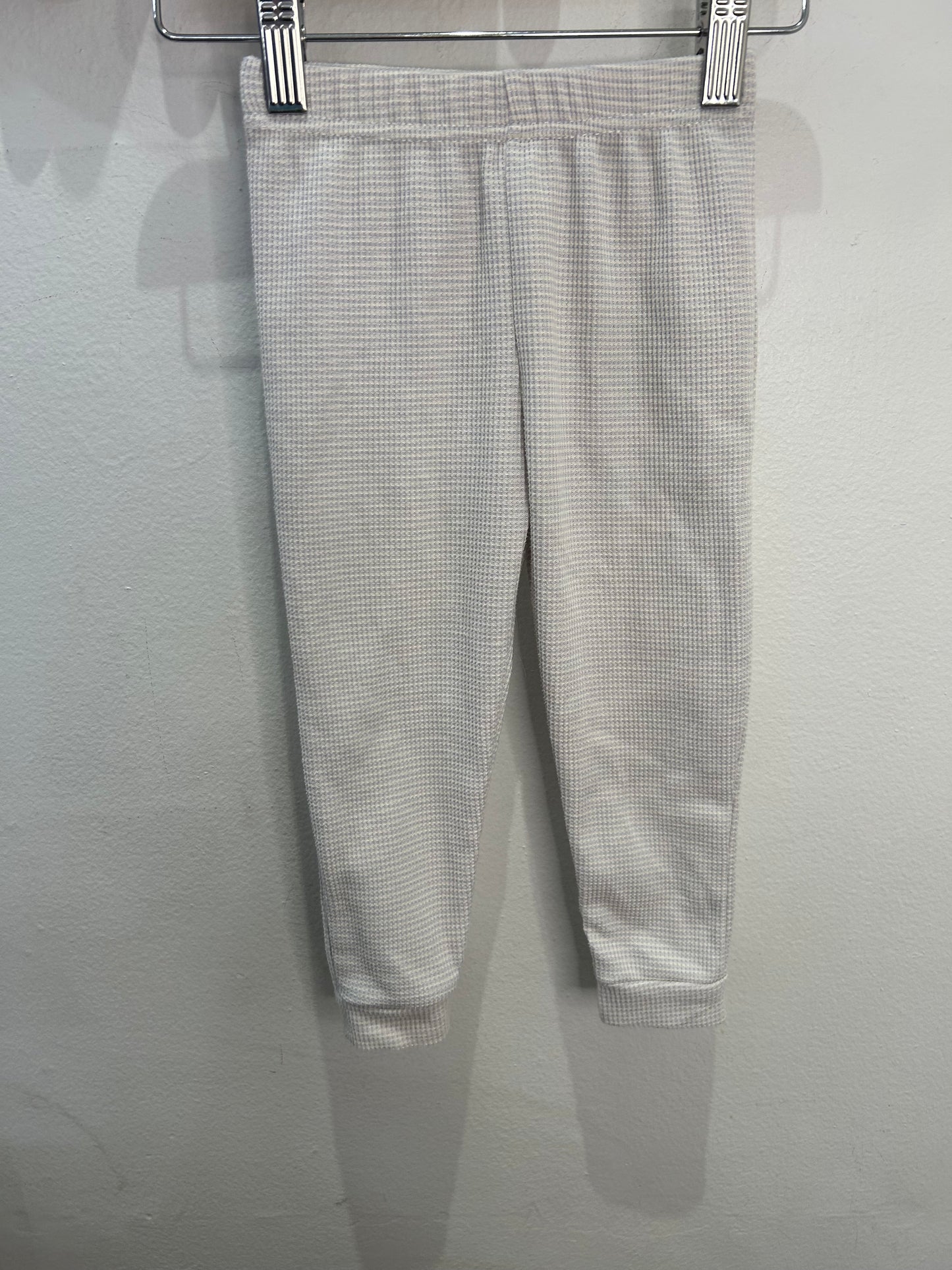 Grey waffle pants 2y