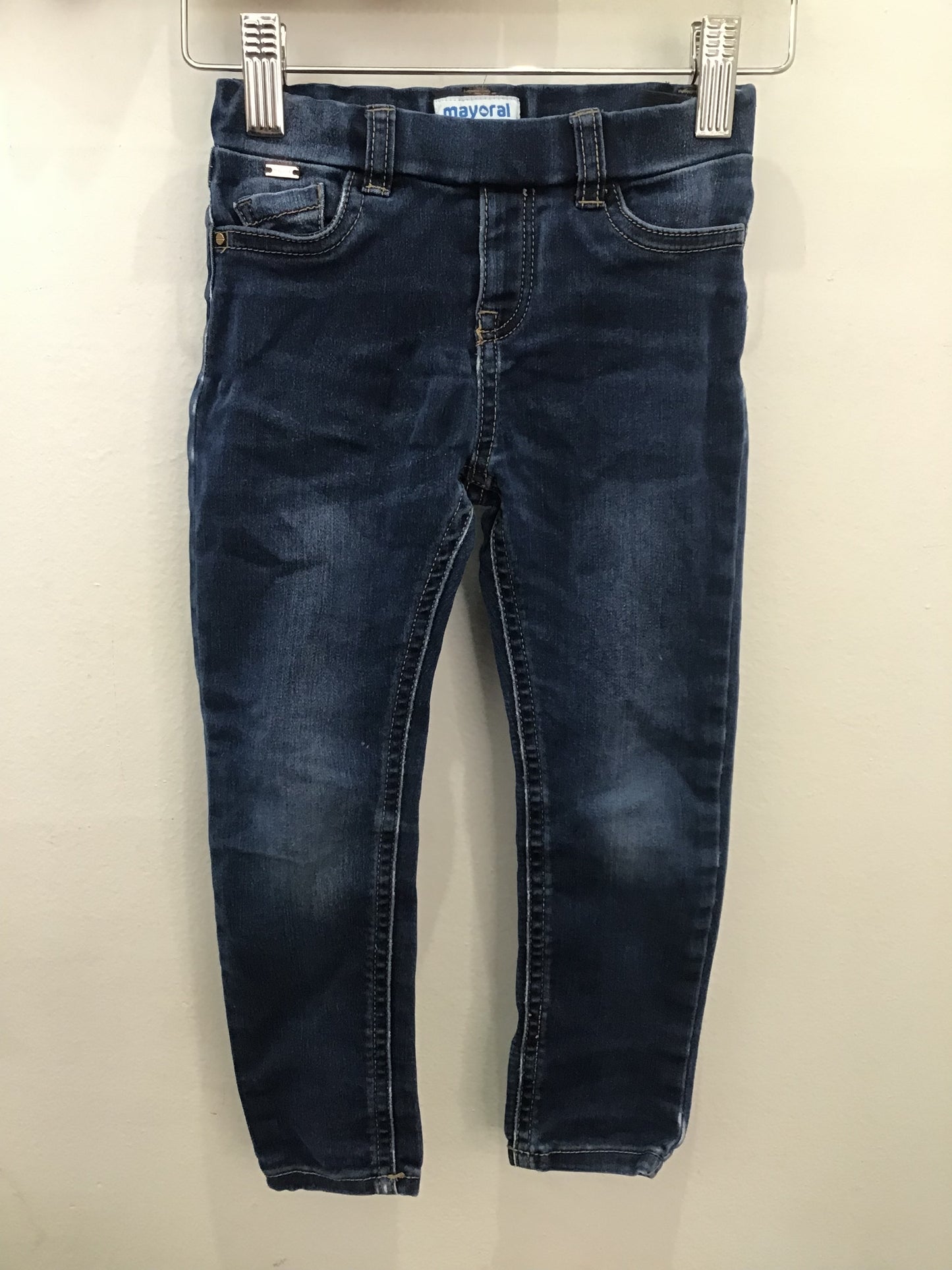Stretchy faded jeans 24m