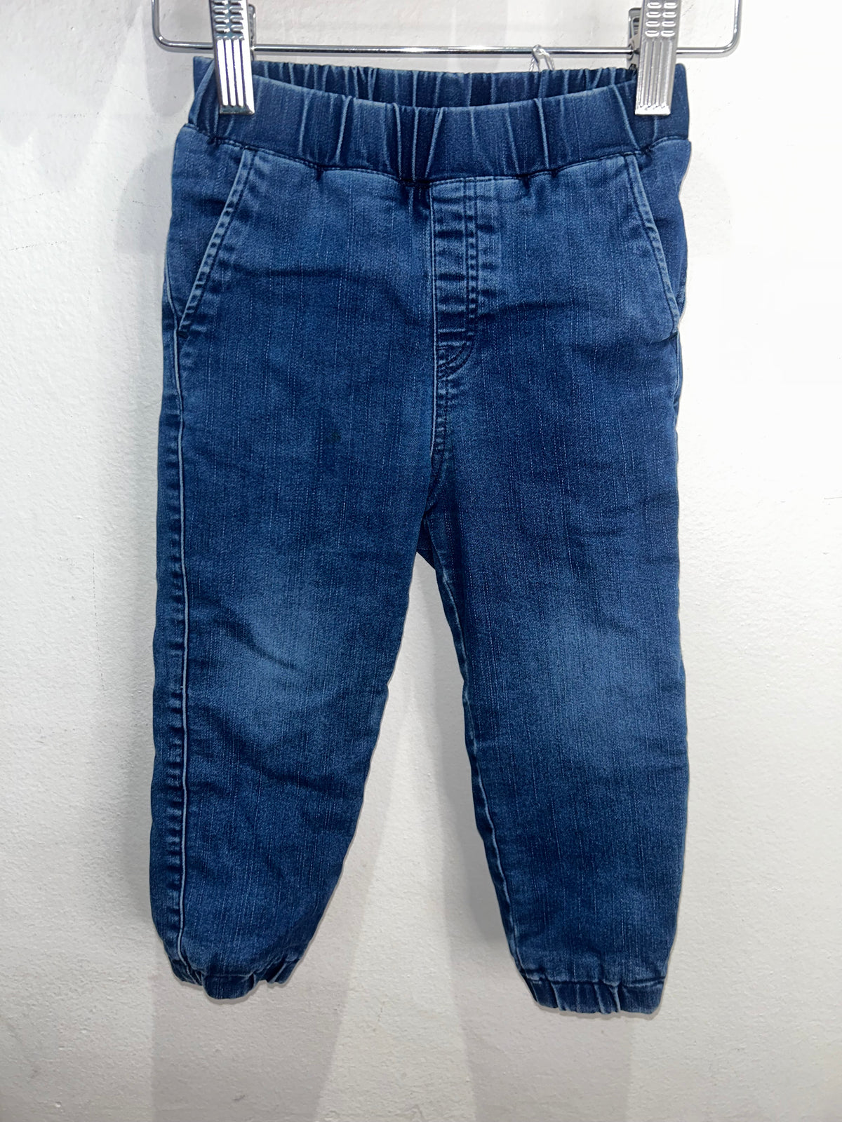 Fleece lined jogger jeans 18-24m
