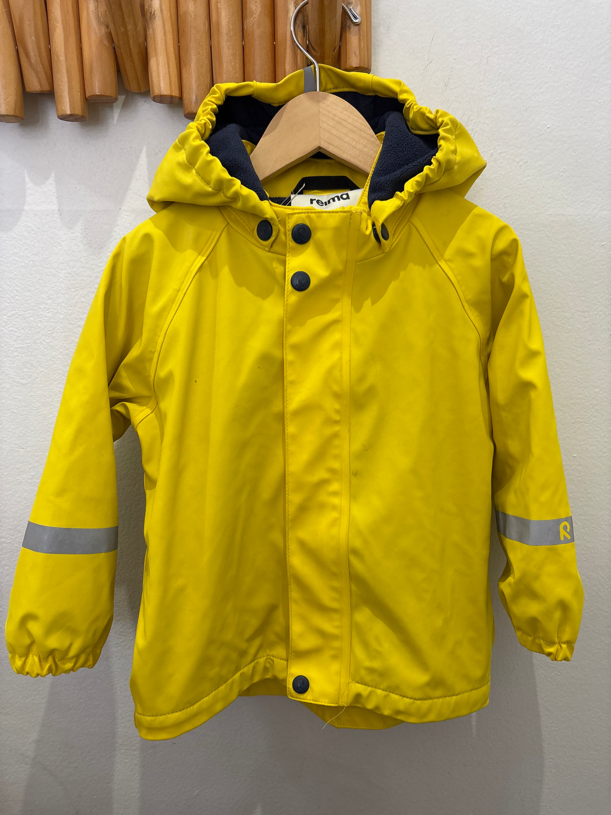 Reima yellow rain jacket 92cm (2y)