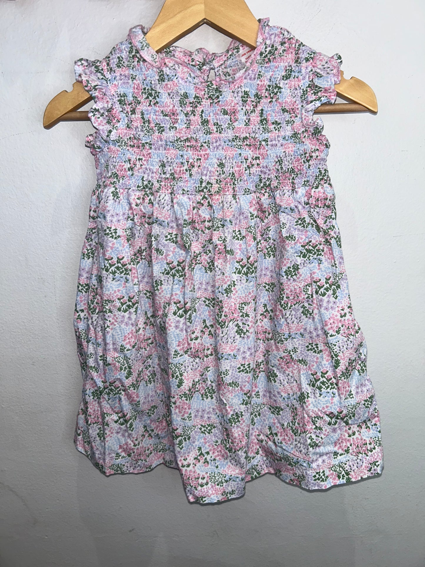 Smocked bouquets dress 3y