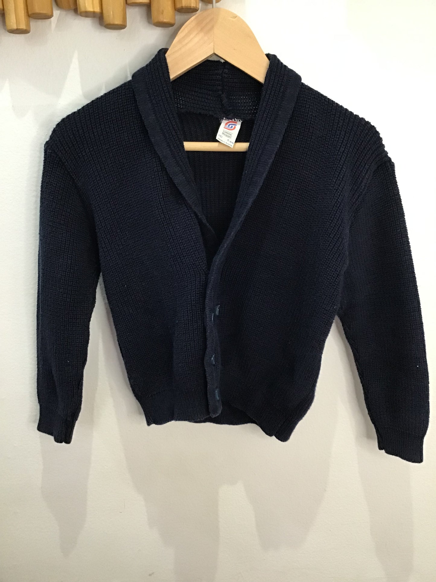 Cardigan double-breasted navy 5y
