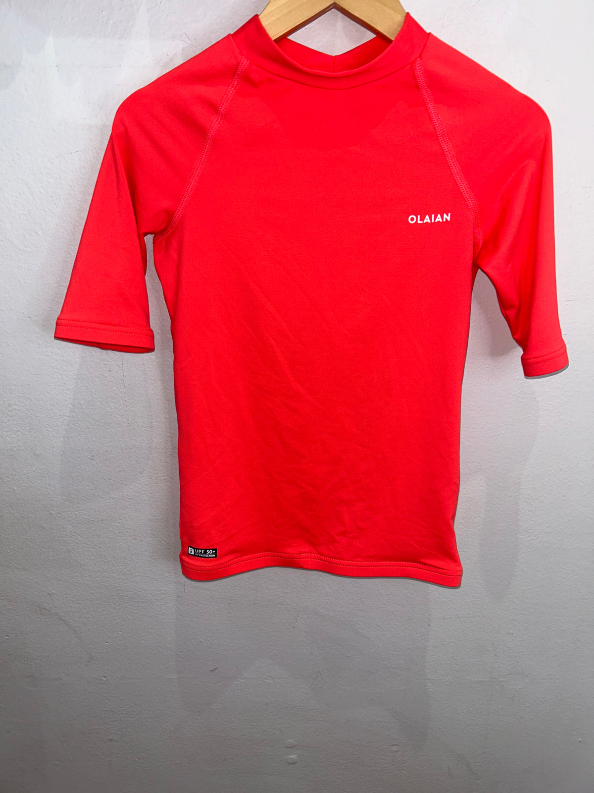 Neon swim shirt 8-9y