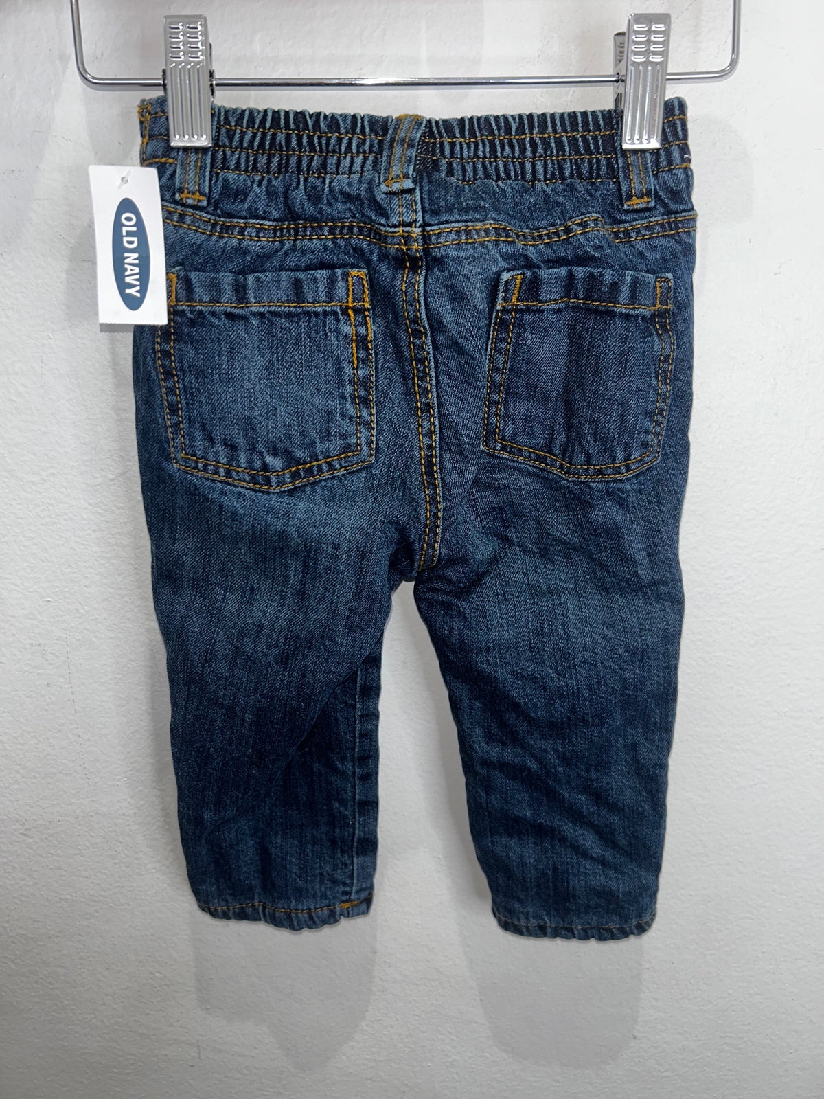 Straight fleece lined jeans 12-18m NEW