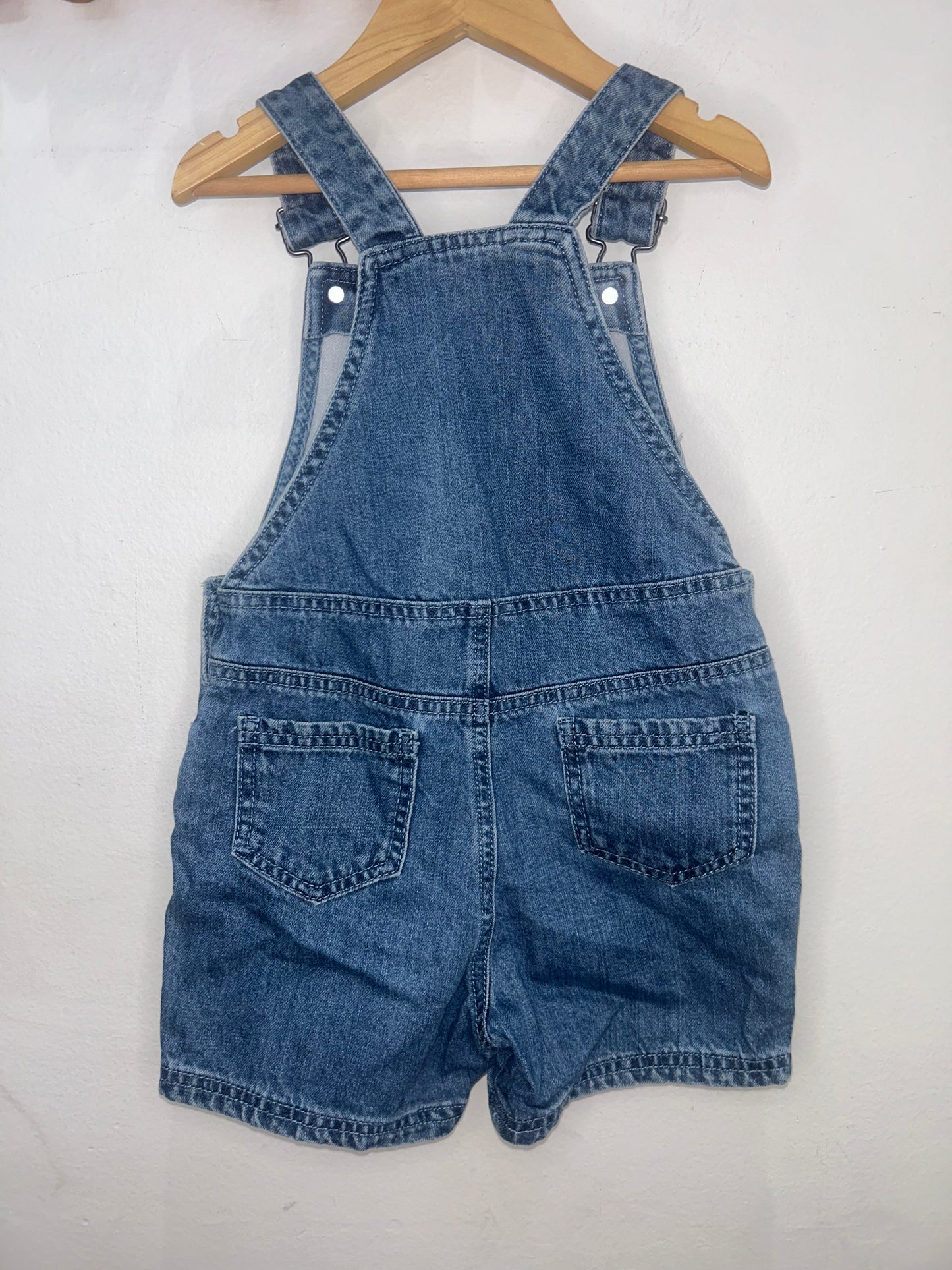 Patches shorty overalls 4-5y