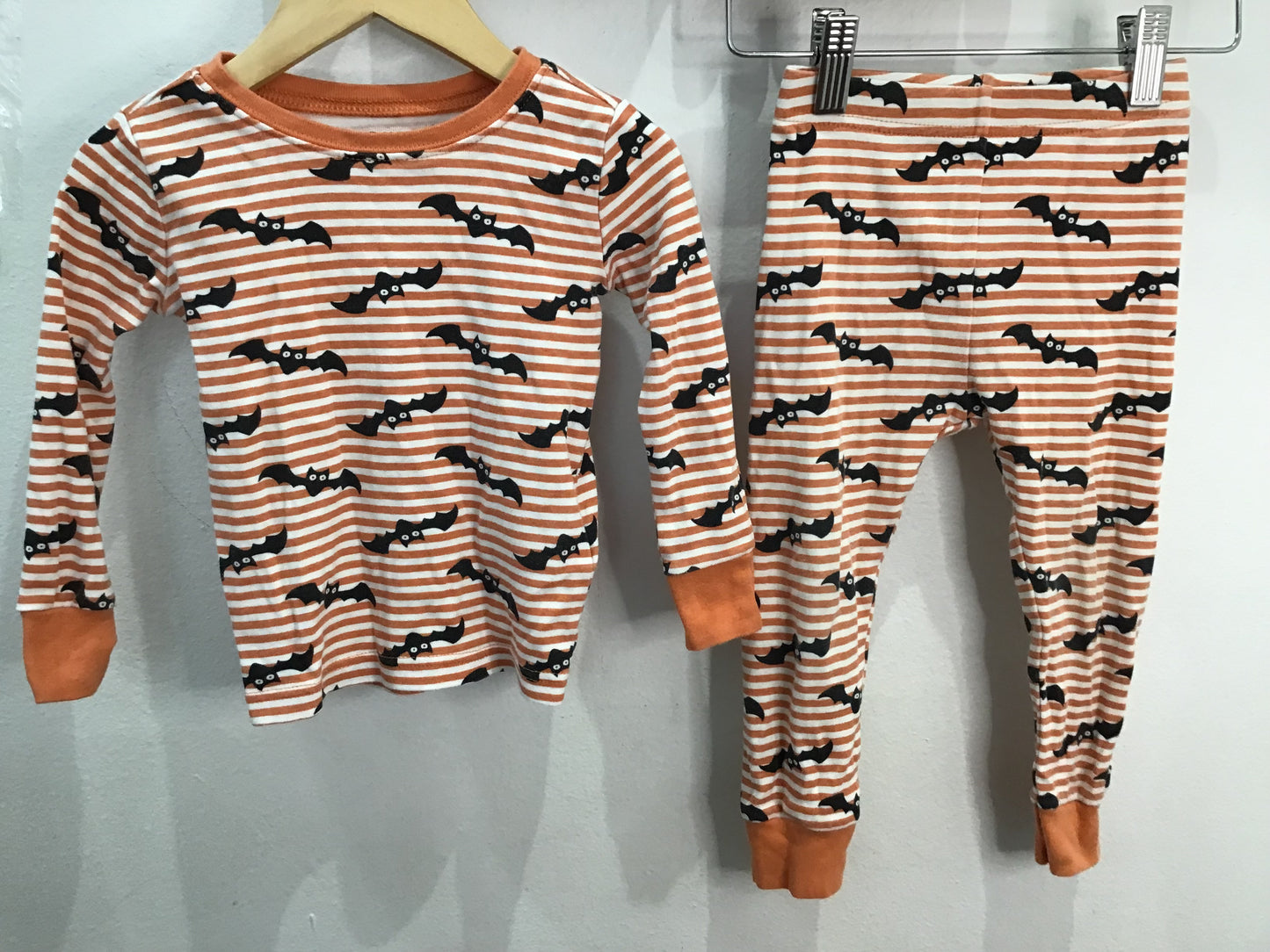 Glow in the Dark bats pyjamas 2y