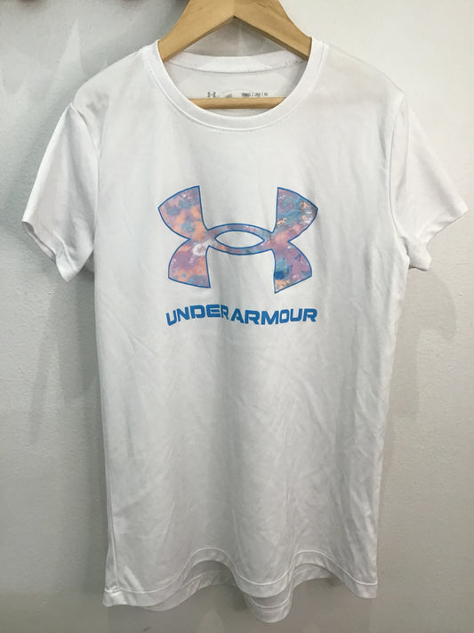 Tee Underarmour pastel activewear 10-12y