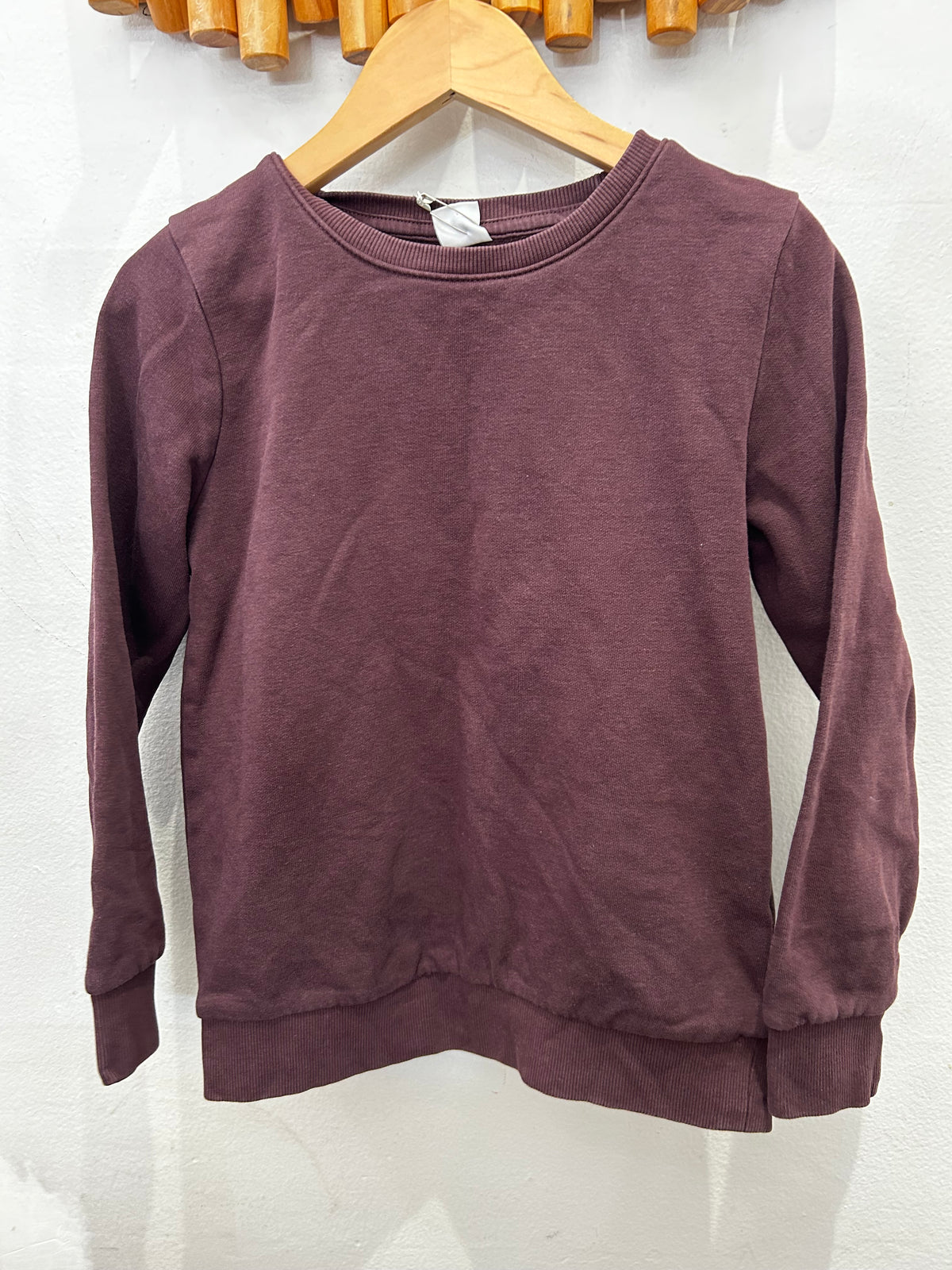 Eggplant pullover 7-8y
