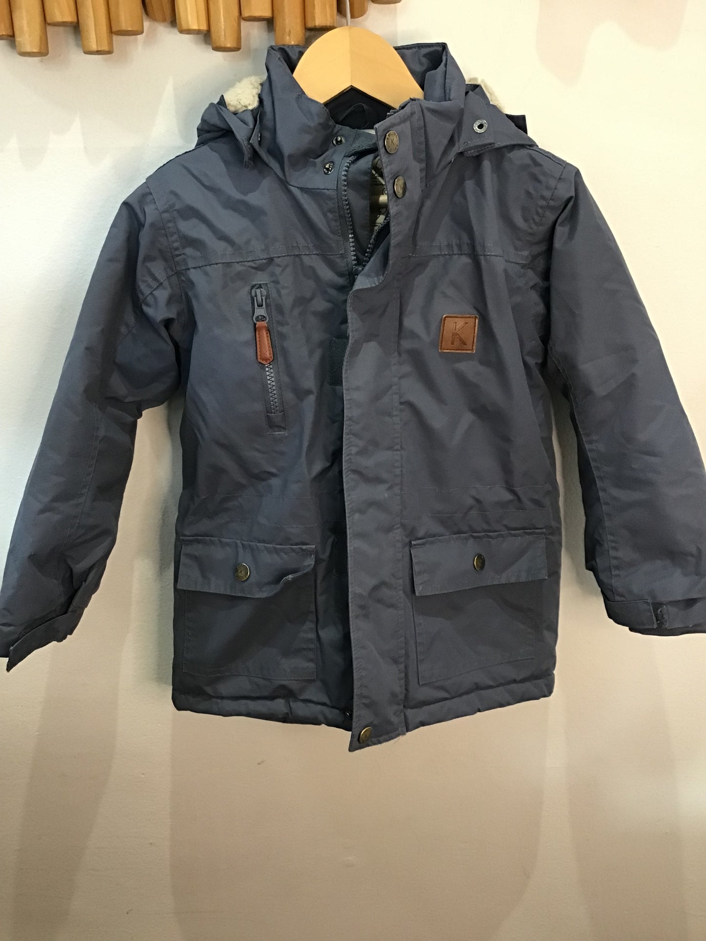 Kuling val thorens parka blue 5y