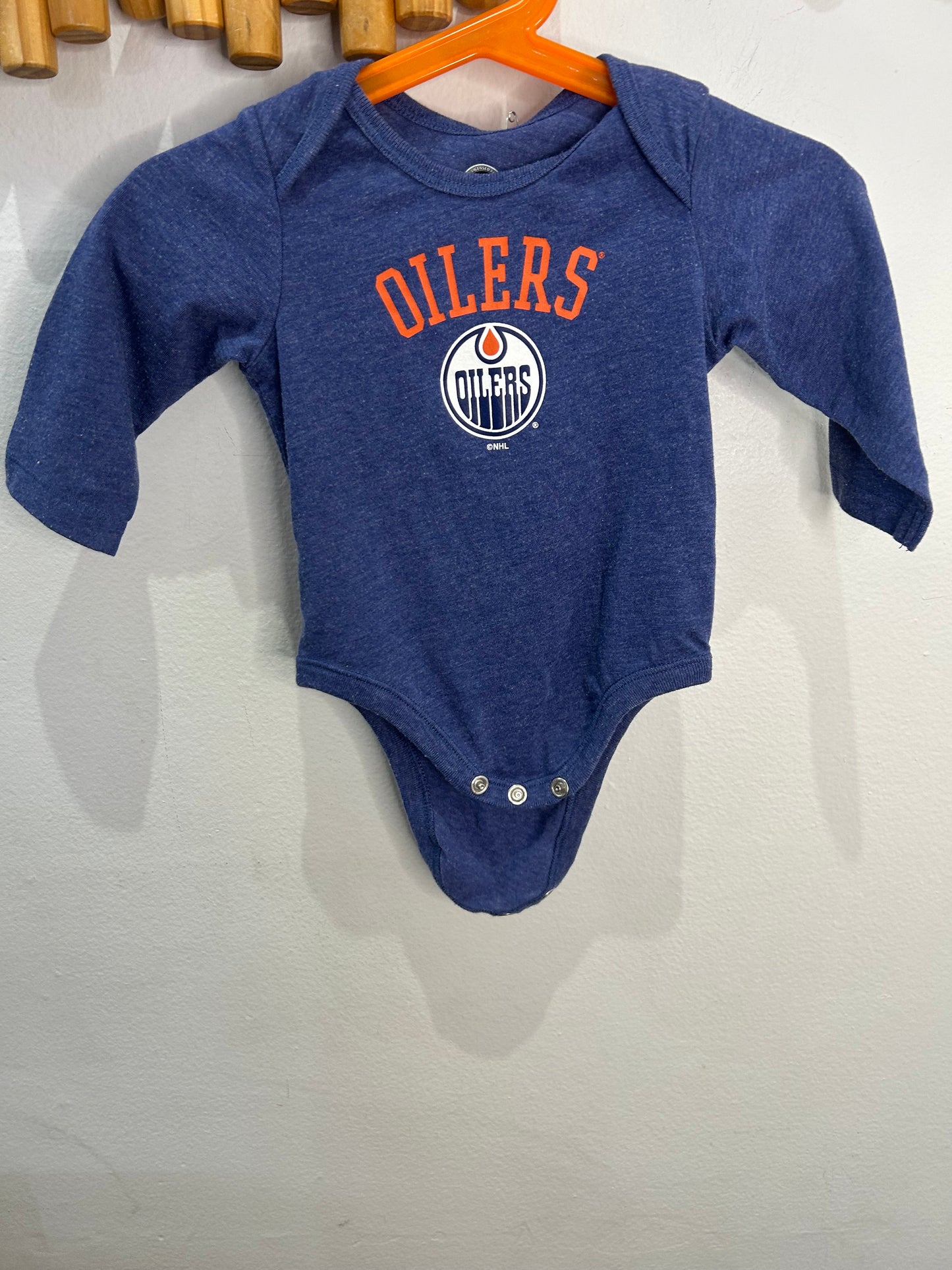 Oilers onesie 3-6m