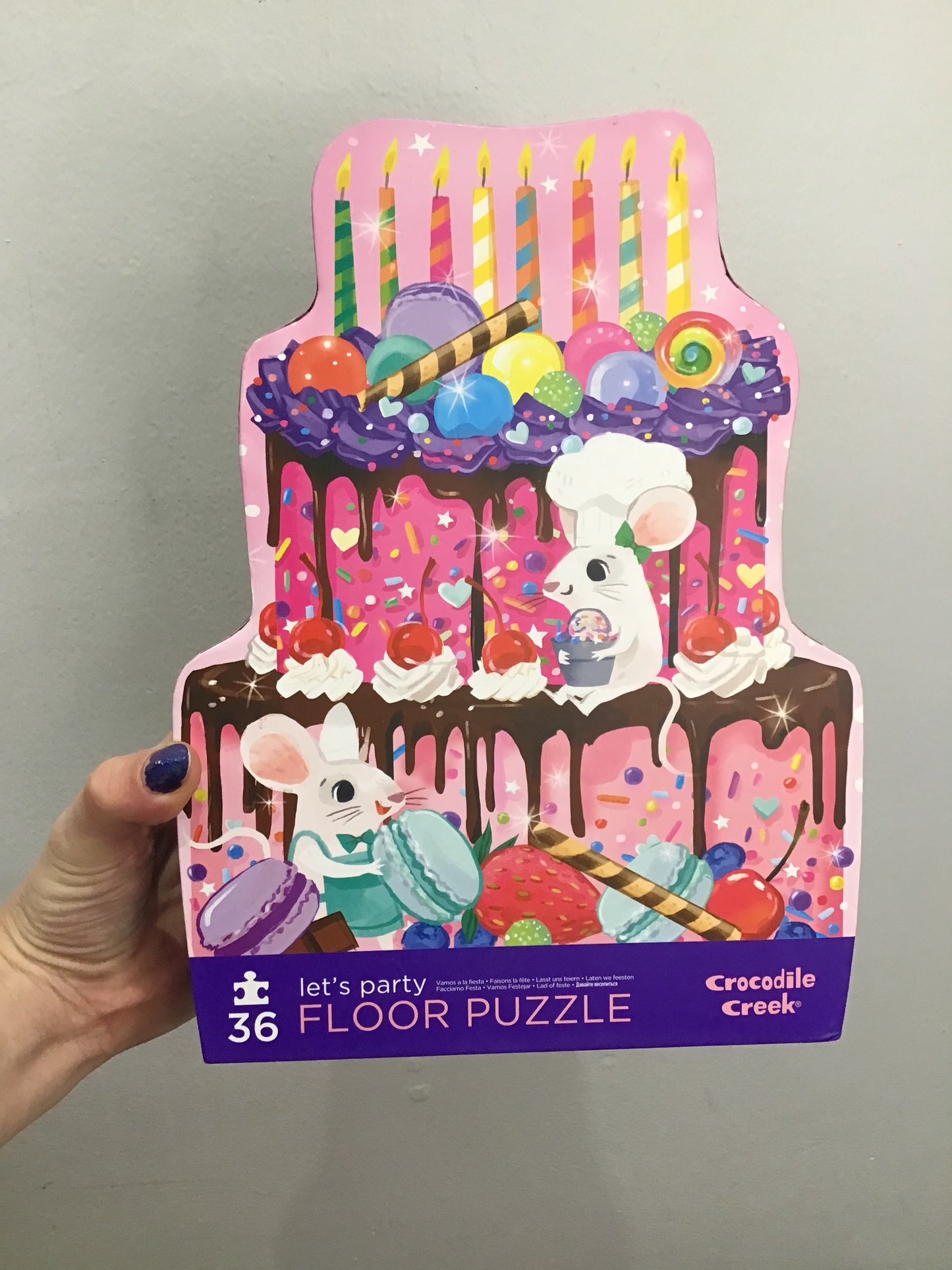 Crocodile Creek 36 piece puzzle - lets party