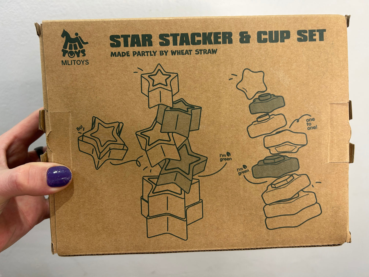 Star stacker and cup set NEW