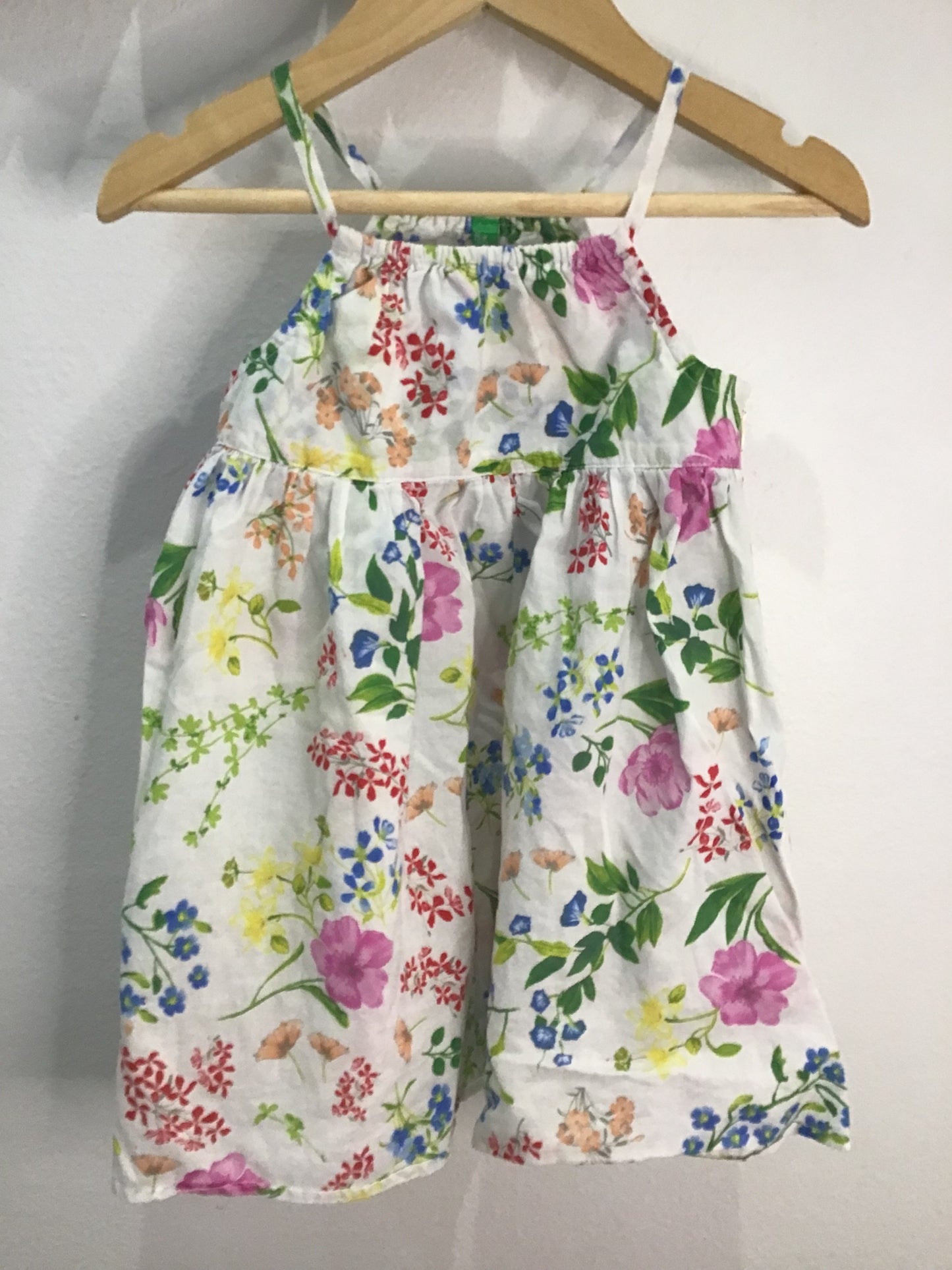 Dress Benetton garden 12-18m