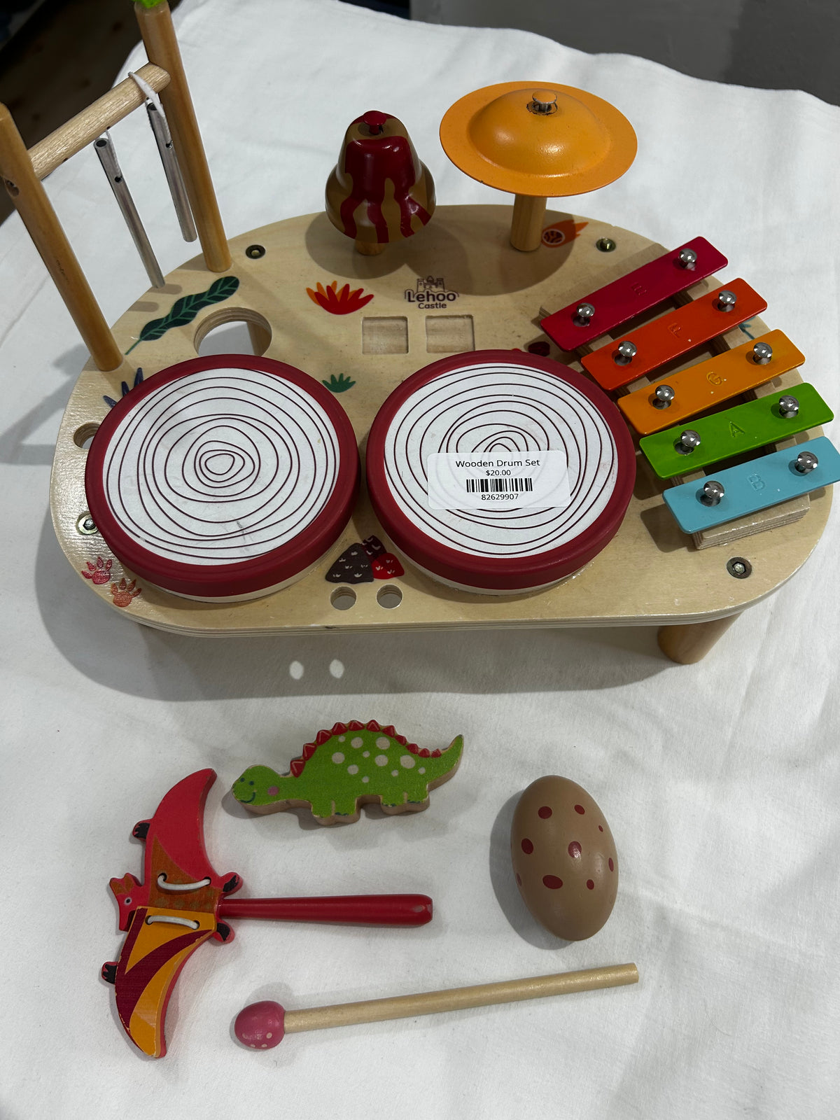 Wooden Drum Set