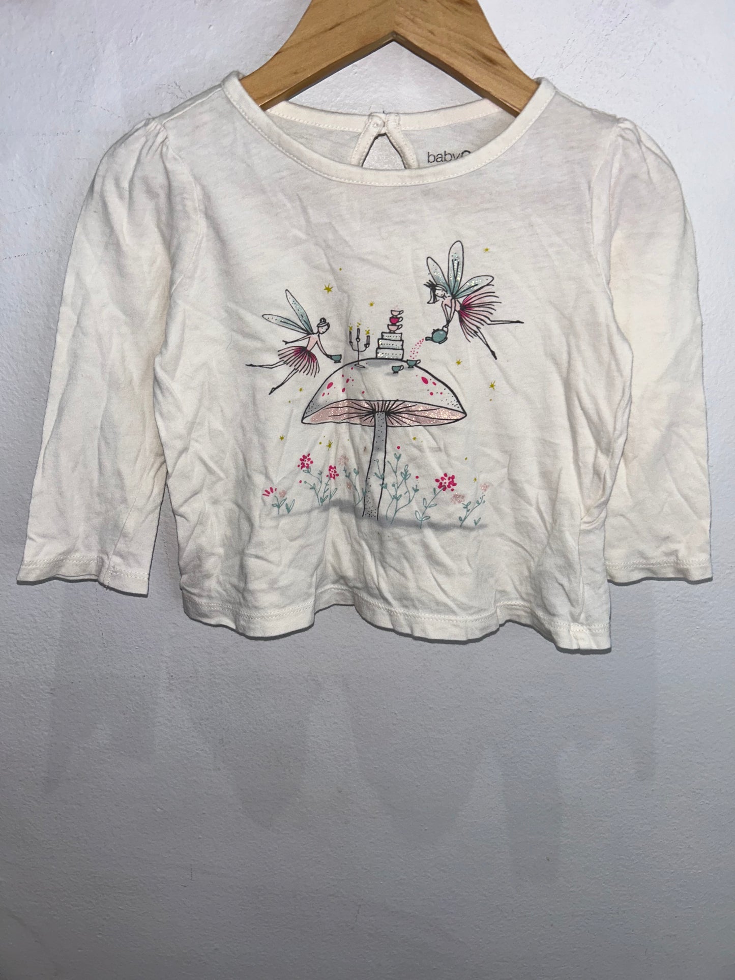 Fairy party longsleeve 12-18m
