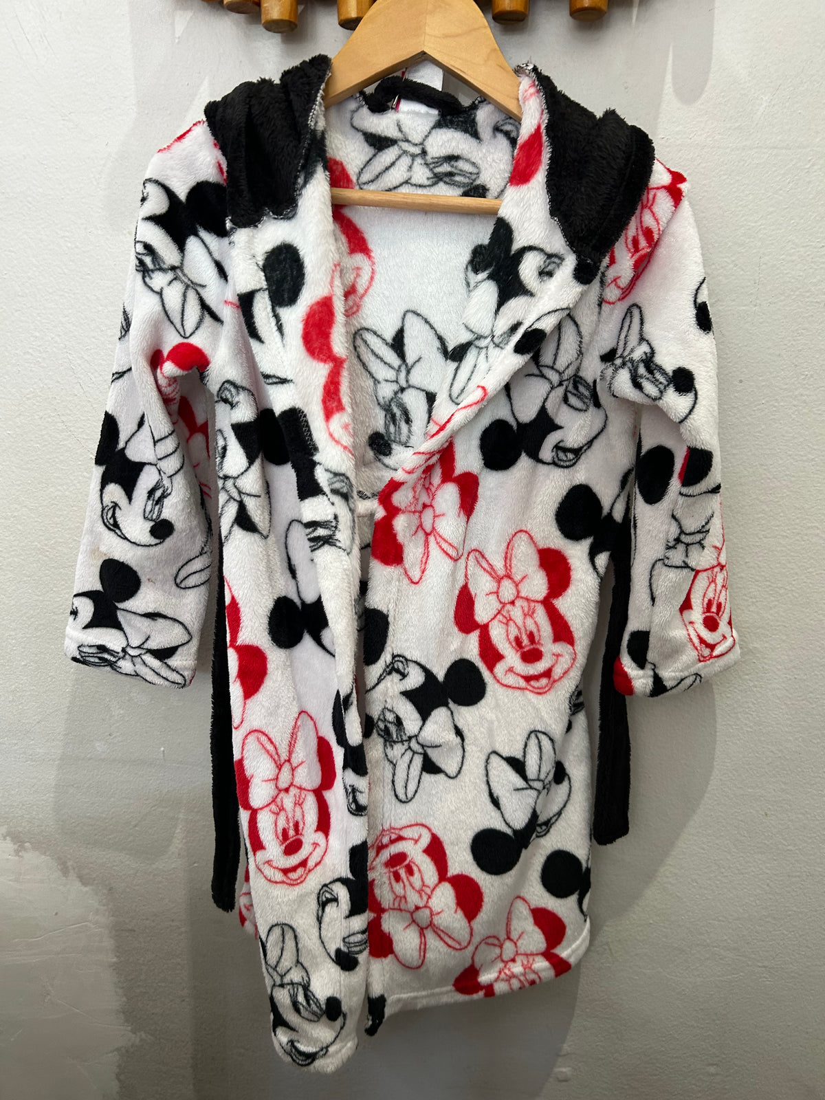 Minnie furry robe 4-5y