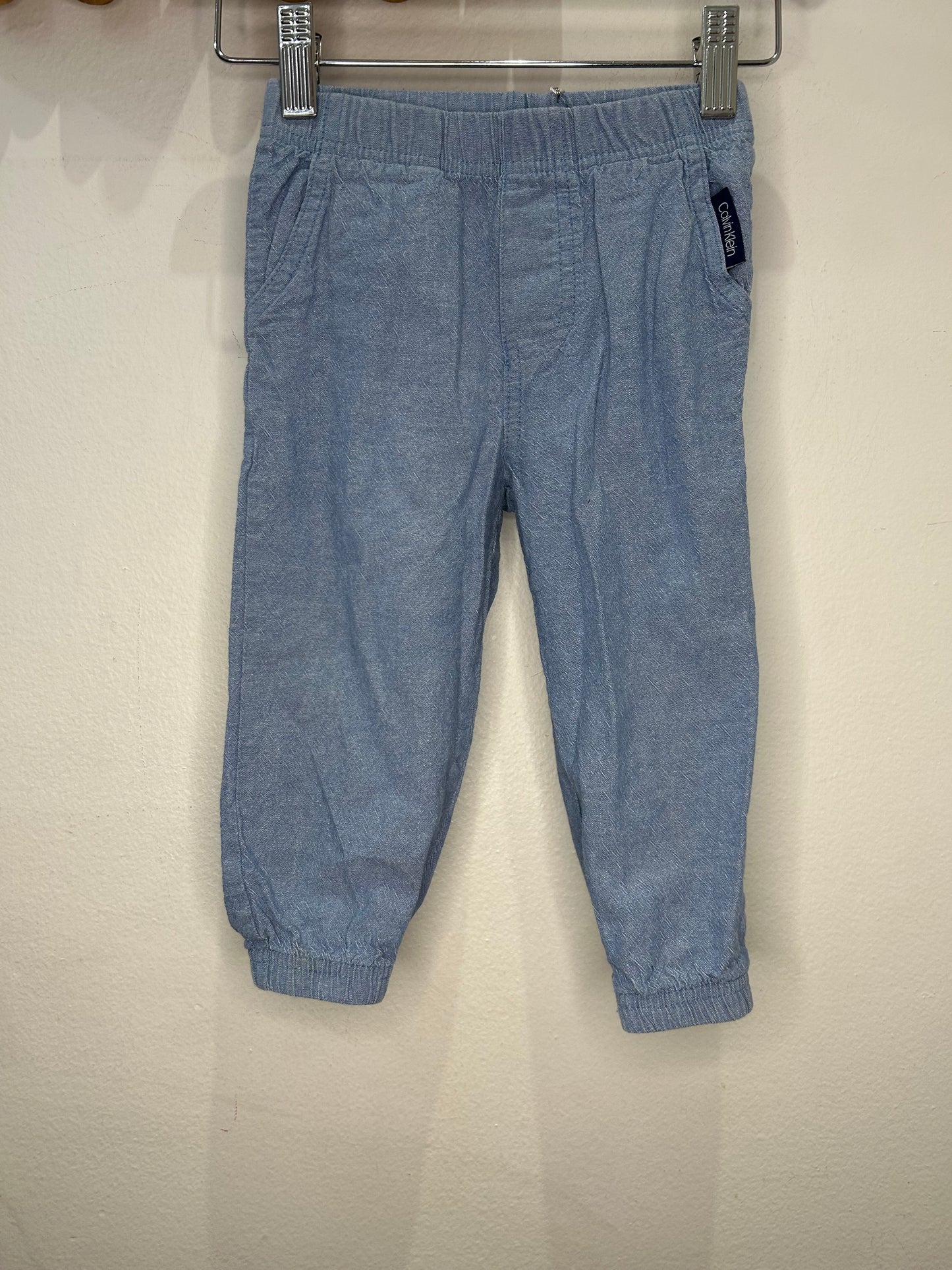 Chambray joggers 18m