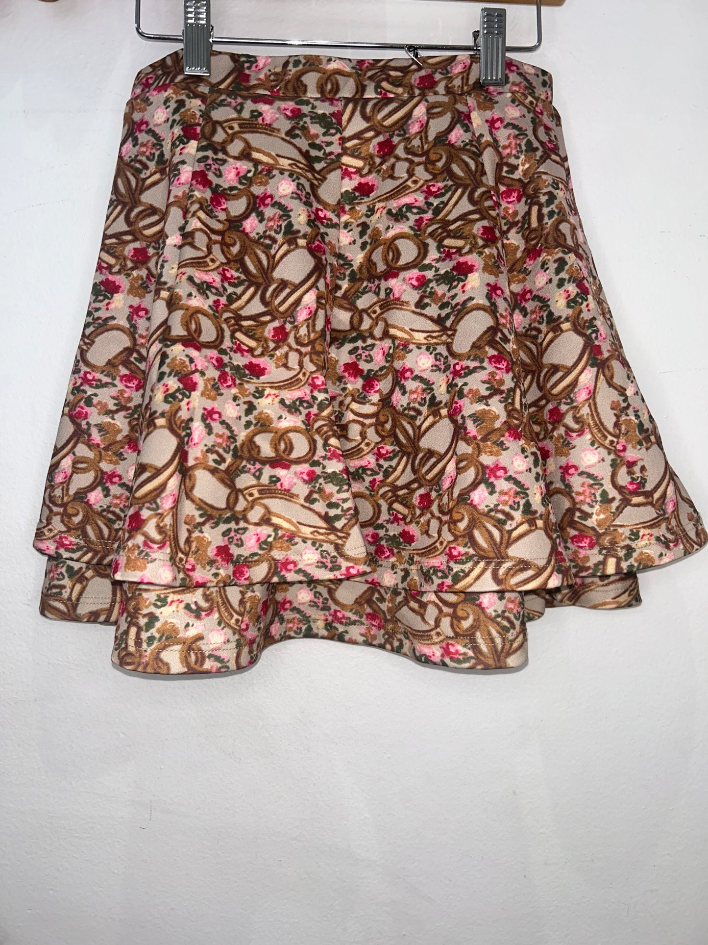 Baroque print skirt 10y