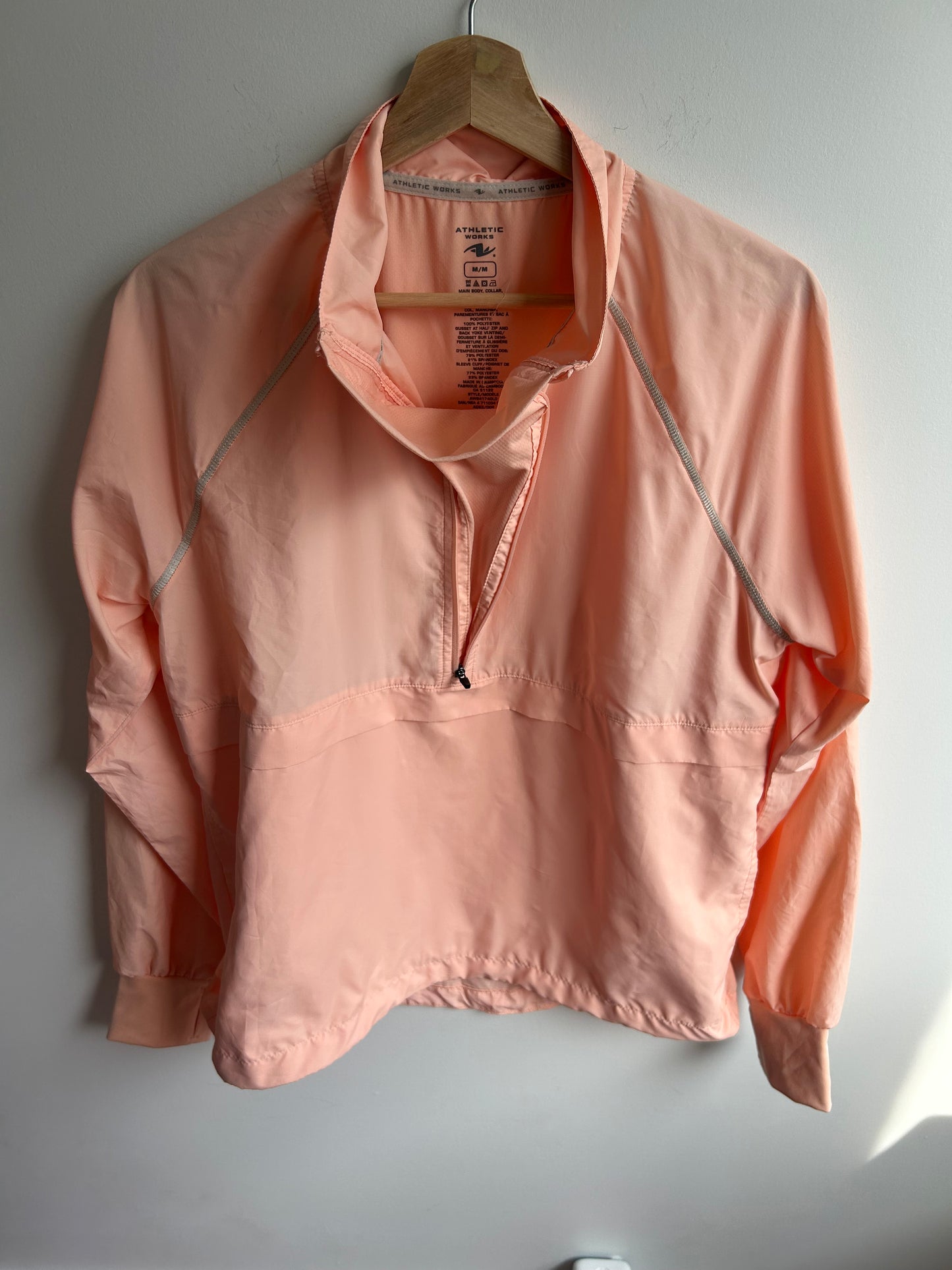 Light peach shell topper M