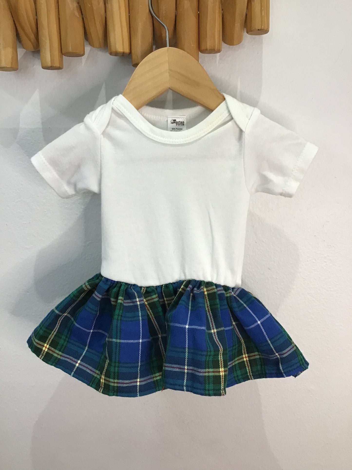 Baby tartan dress 0-3m