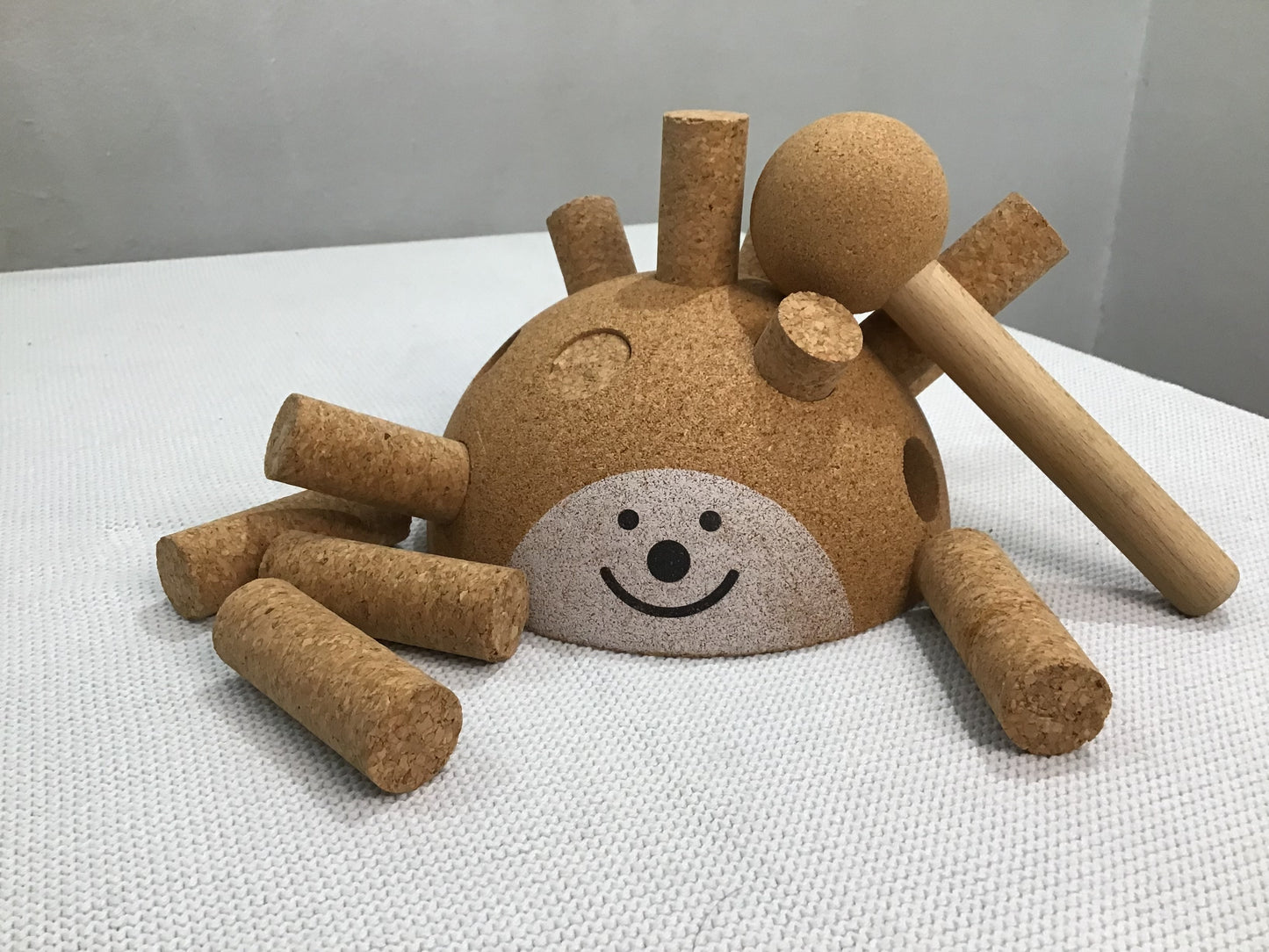 Elou cork hedgehog and hammer