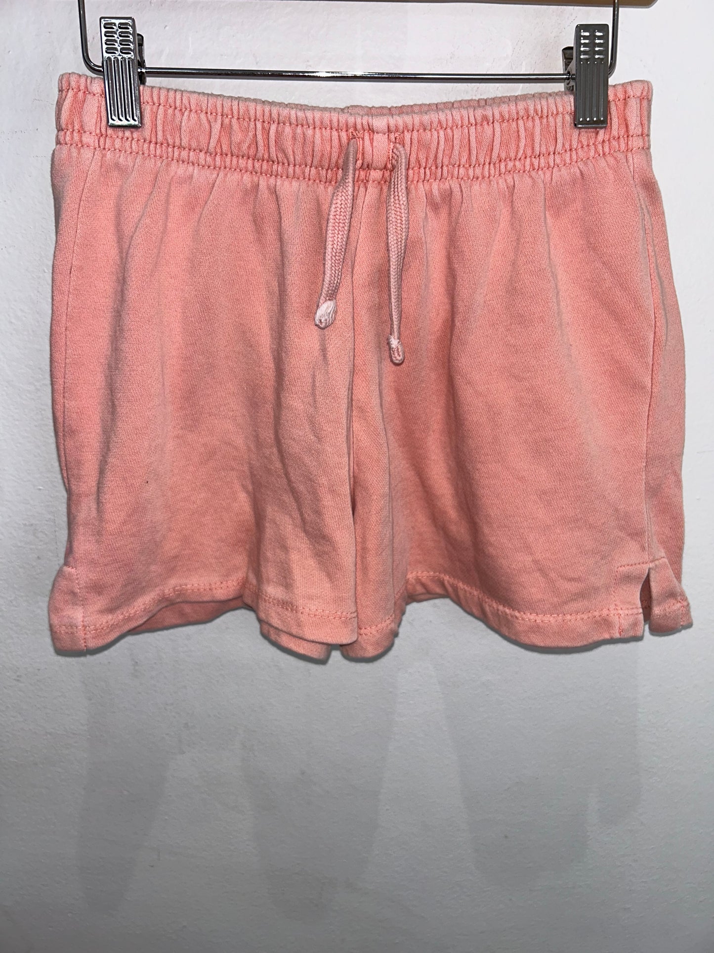 Peach jogger shorts 12-13y