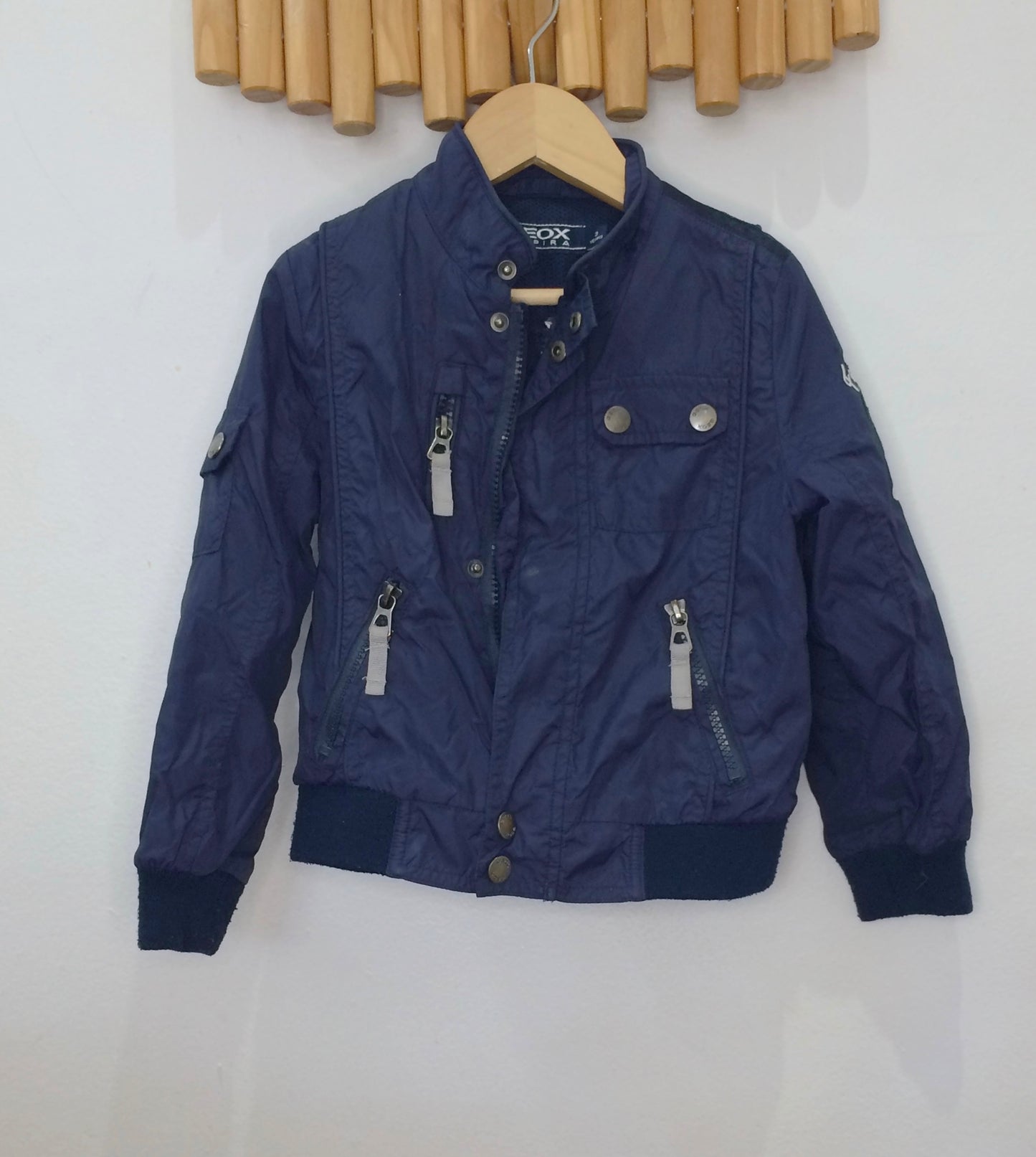 Geox navy windbreaker 3y