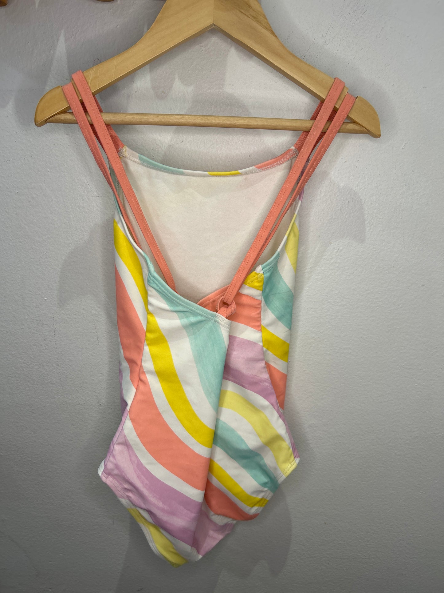 Swirly swimsuit 7y