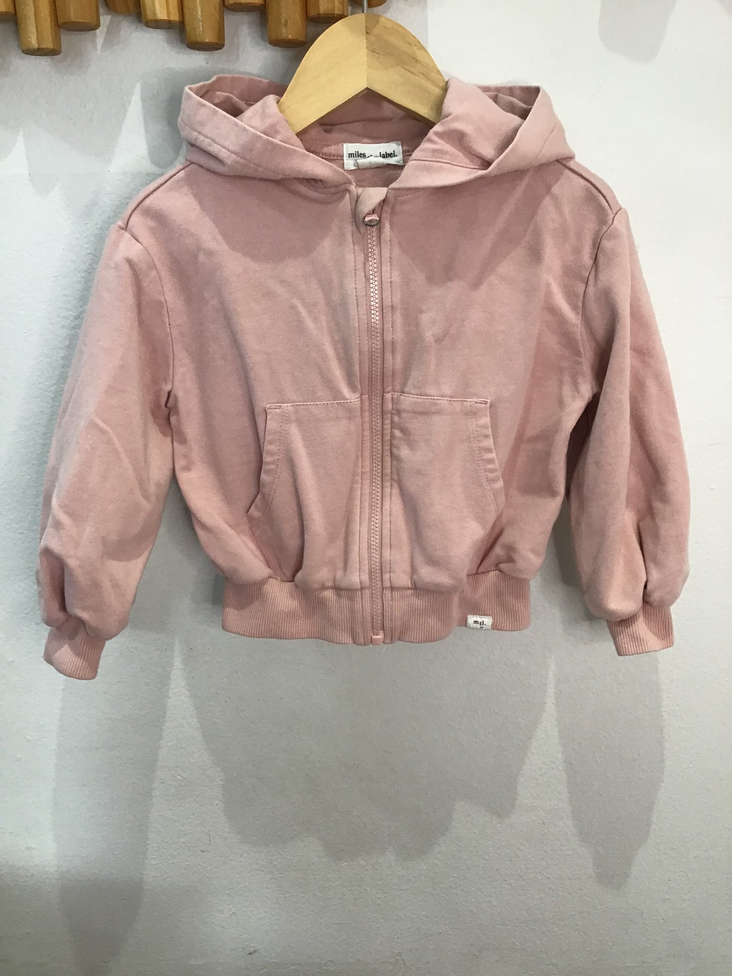 Miles the Label pink sweatshirt 2y