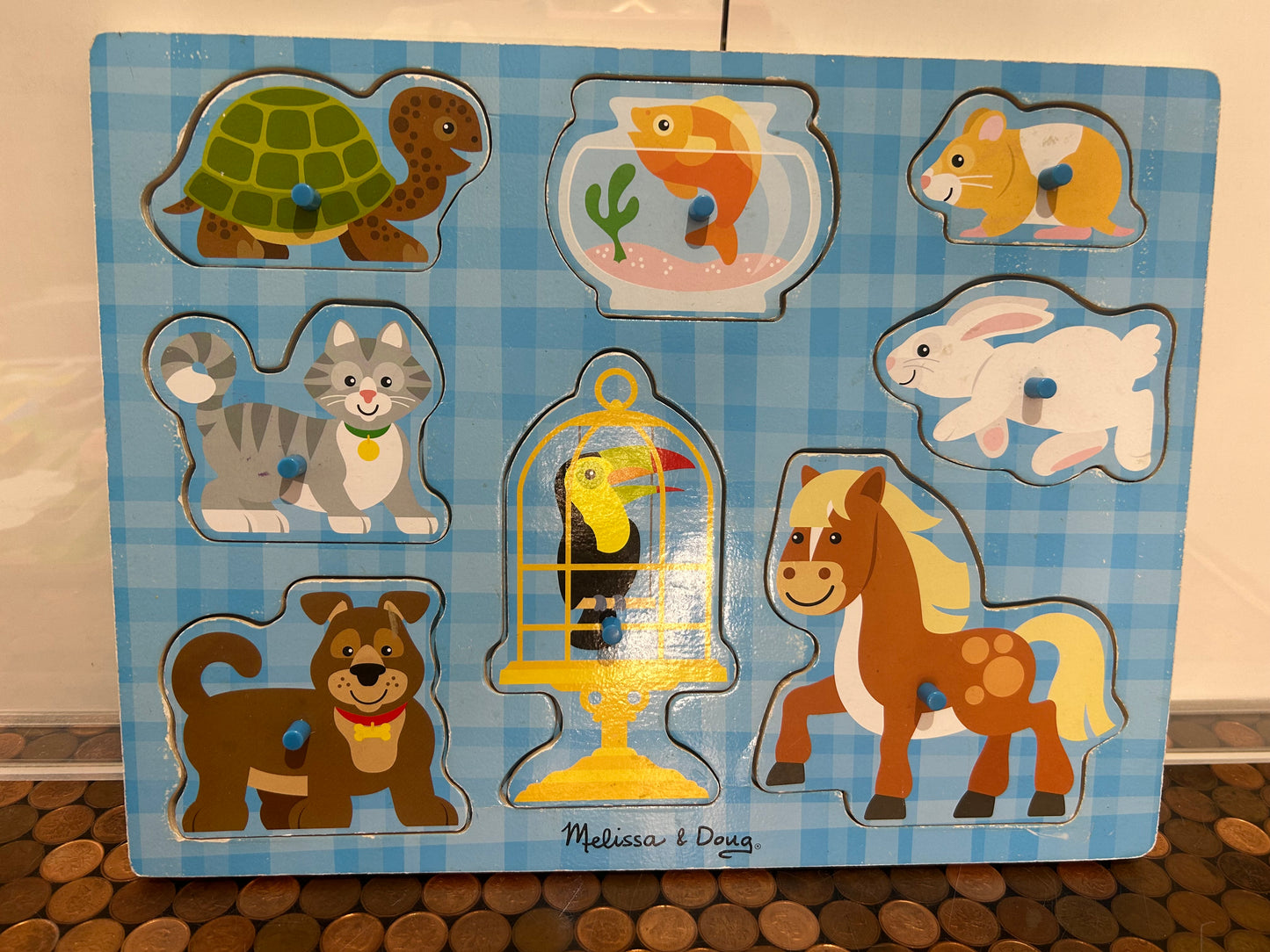 Melissa & Doug wooden pets puzzle