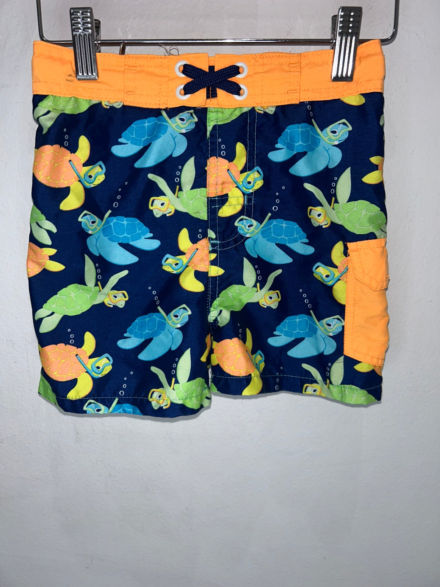 Scuba Turtle Swim Trunks 4y