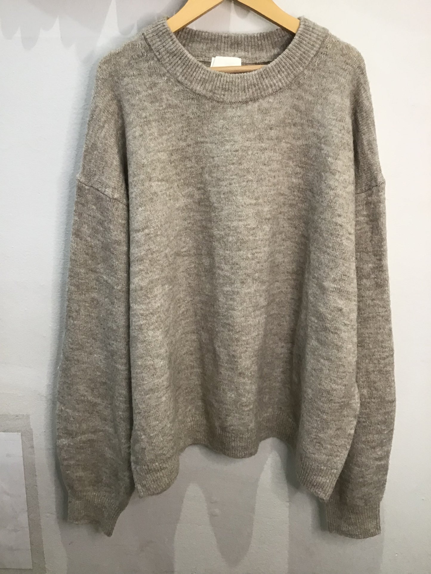 Soft beige sweater- adult M
