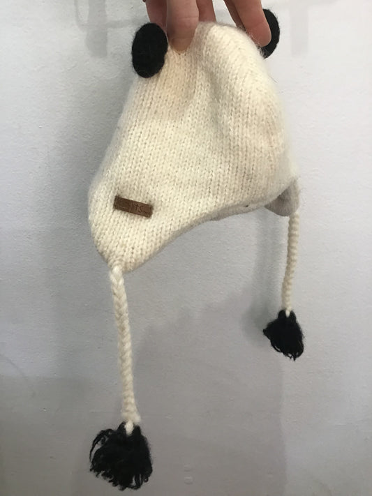 Panda winter hat 0-24m