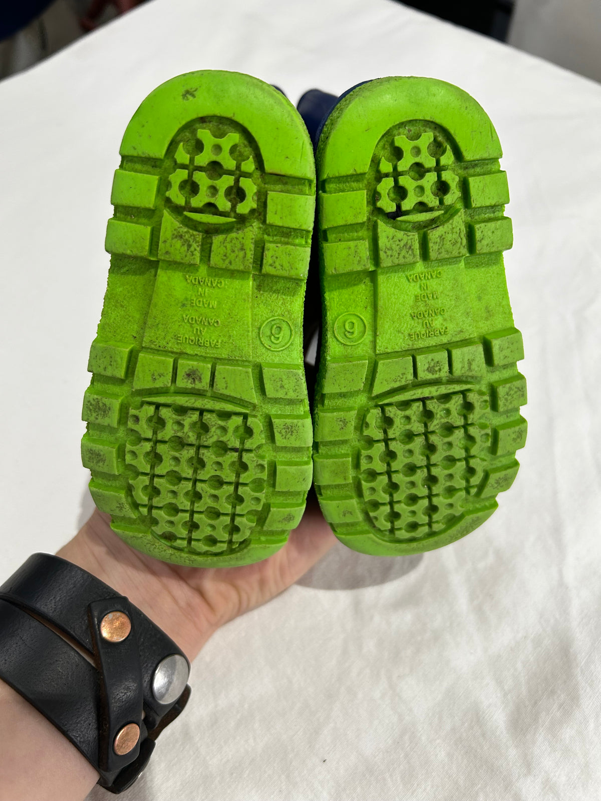 C6 Blue rainboots