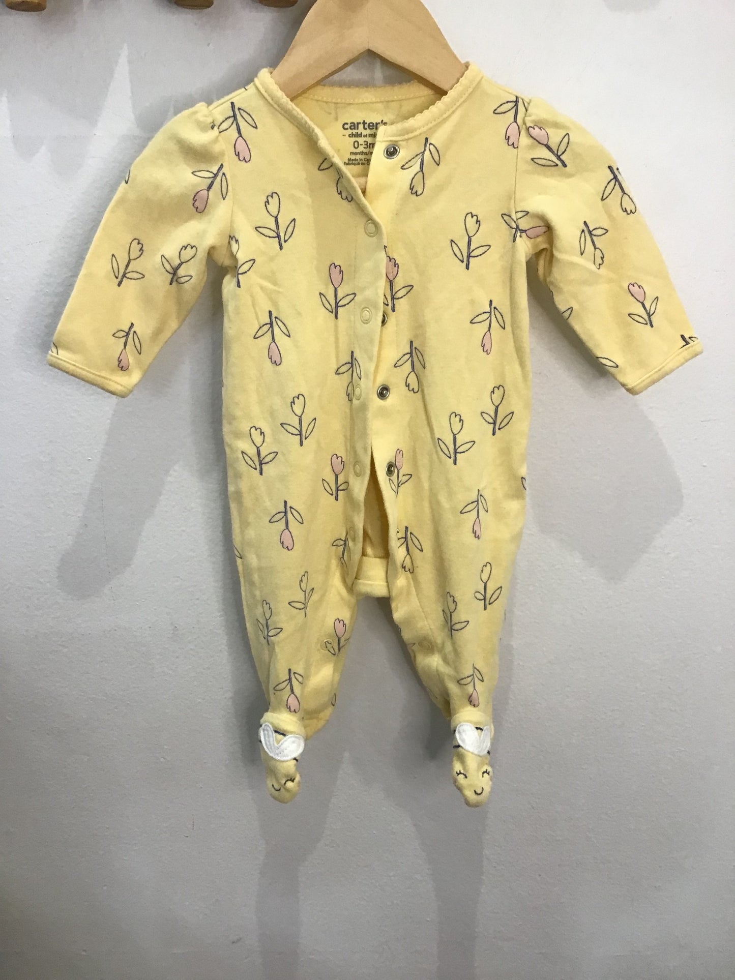 Sleeper yellow tulips 0-3m