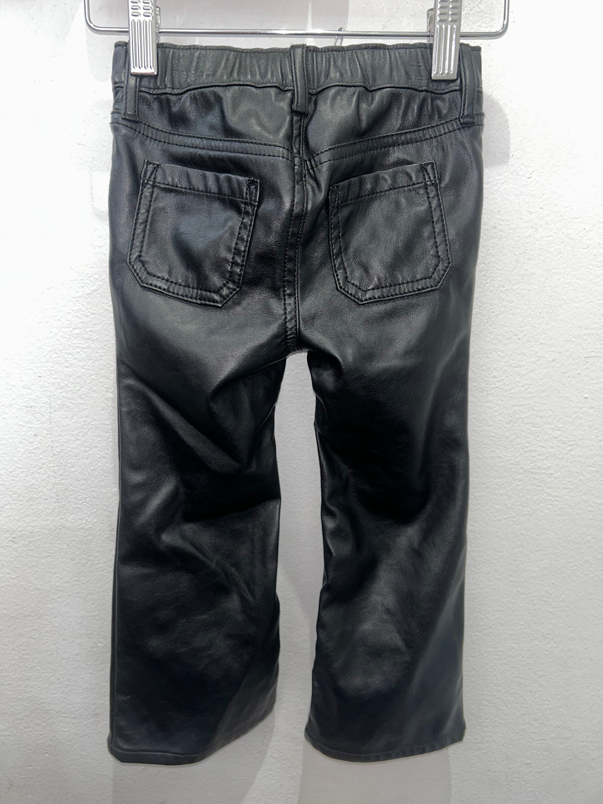 Faux leather flare pants 3y